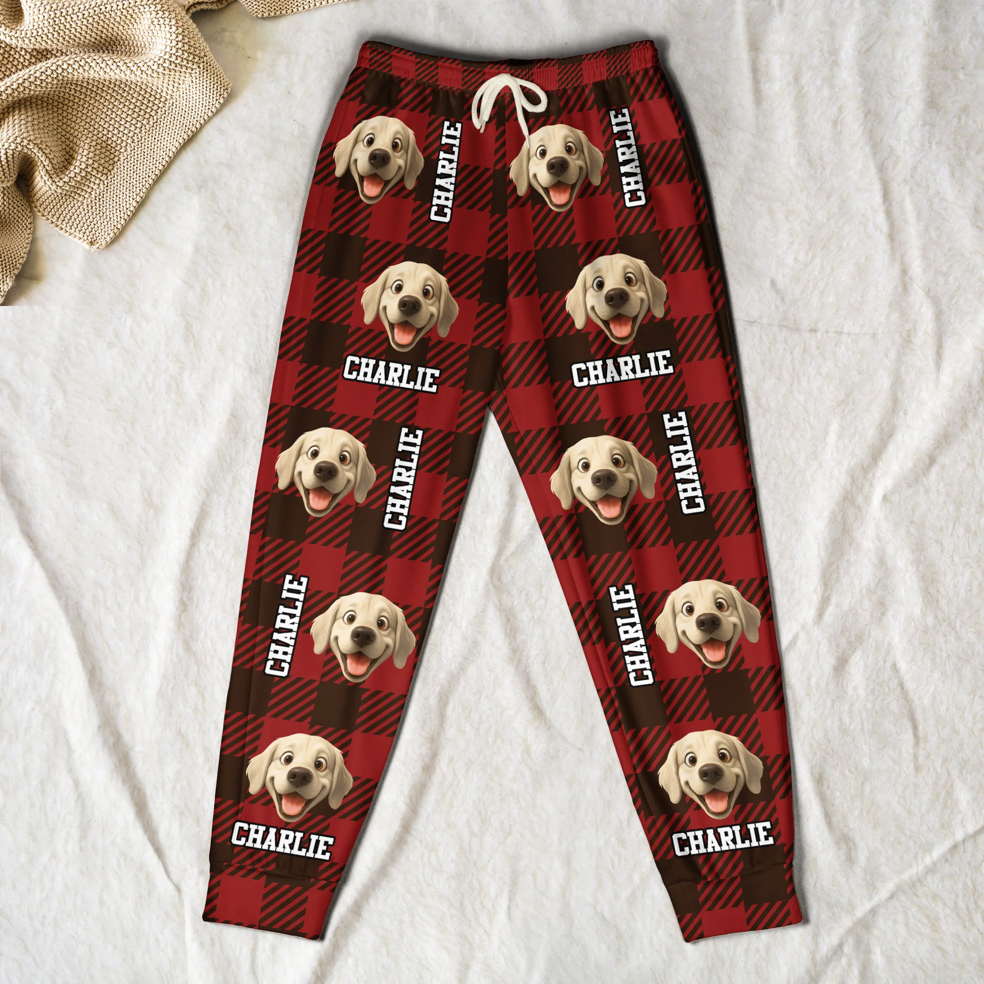 Custom Name Dog breeds - Personalized Sweatpants - Image 3