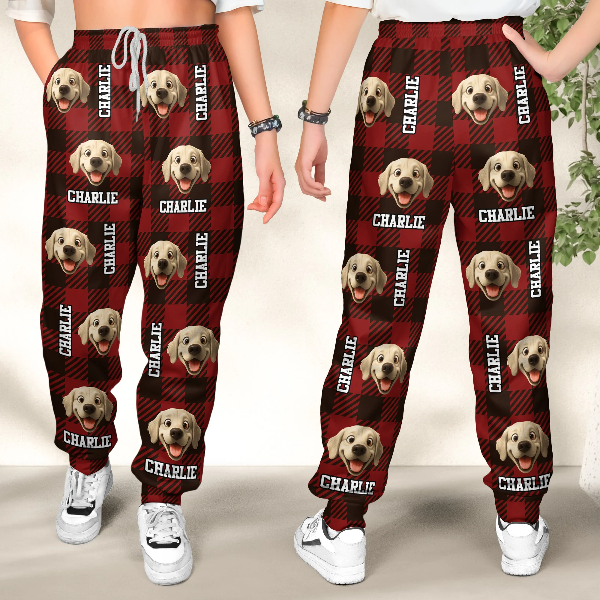 Custom Name Dog breeds - Personalized Sweatpants - Image 4