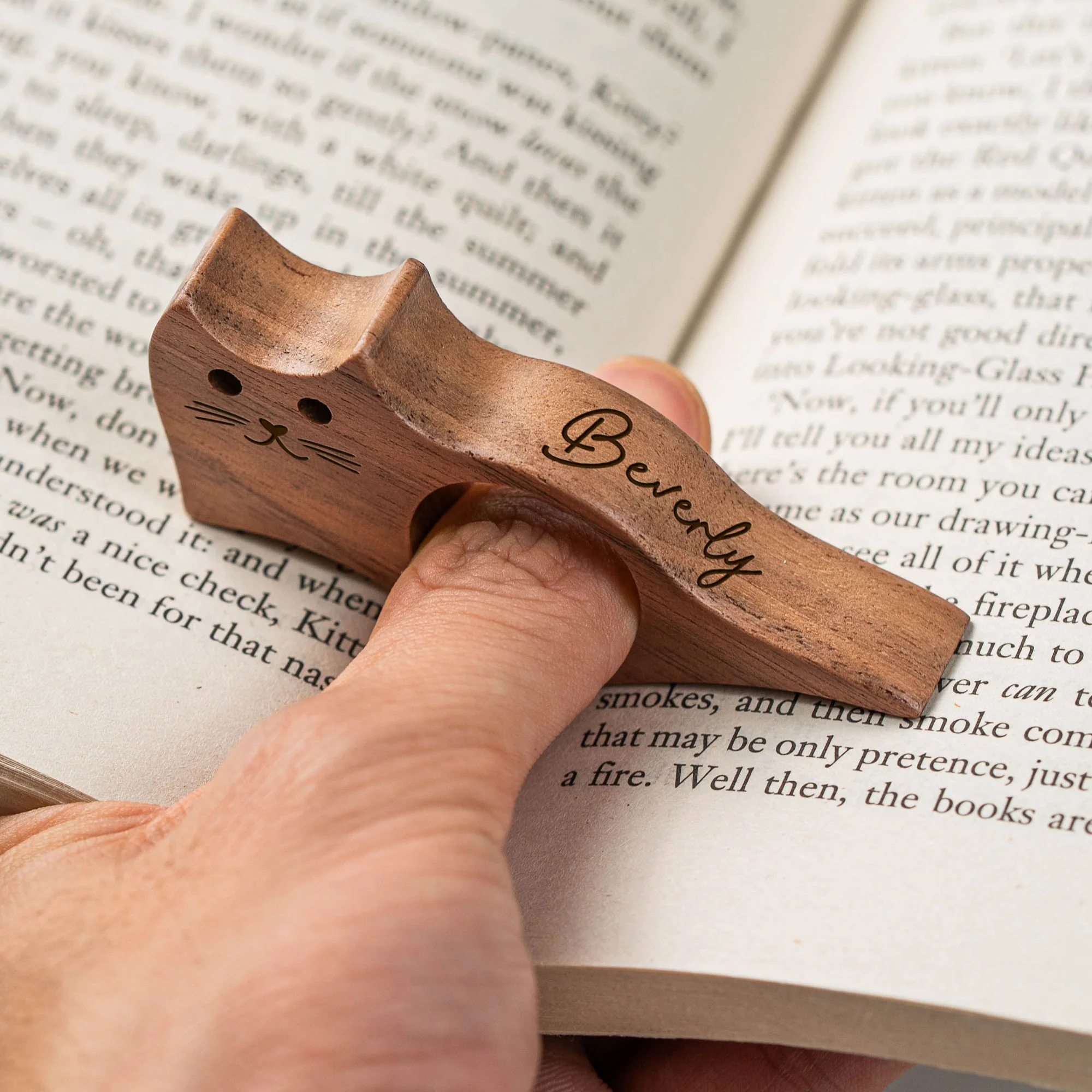 Custom Name For Book Lovers, Pet Lovers - Personalized Book Page Holder - Image 2