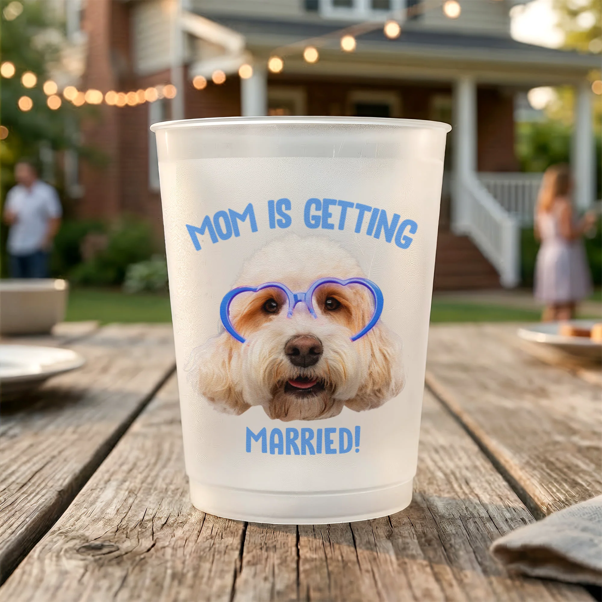 Custom Pet Face Bachelorette Party - Personalized Cups - Image 5