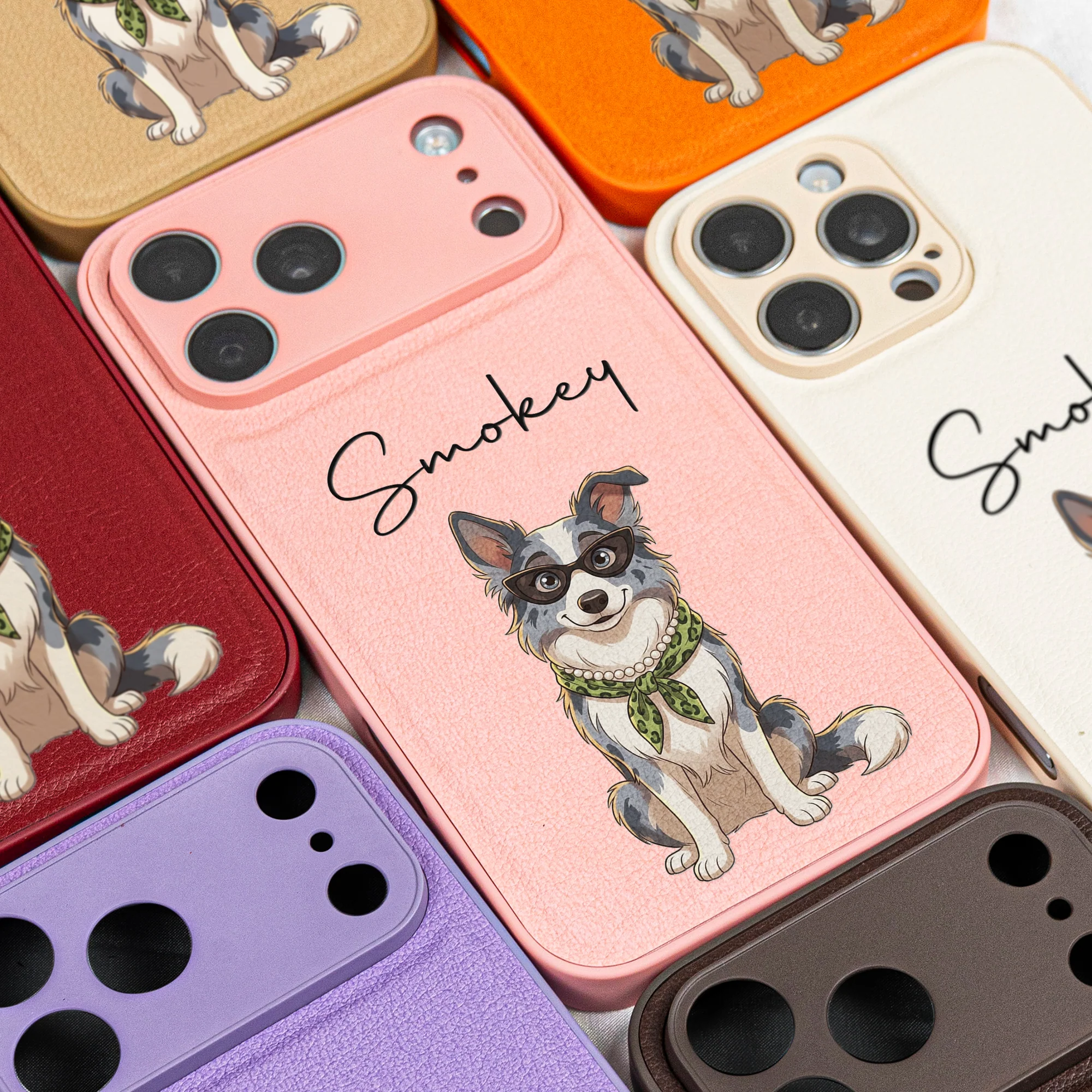 Custom Pet Portrait Cartoon 2D Style Gift For Pet Lovers - Personalized Phone Case - Image 6