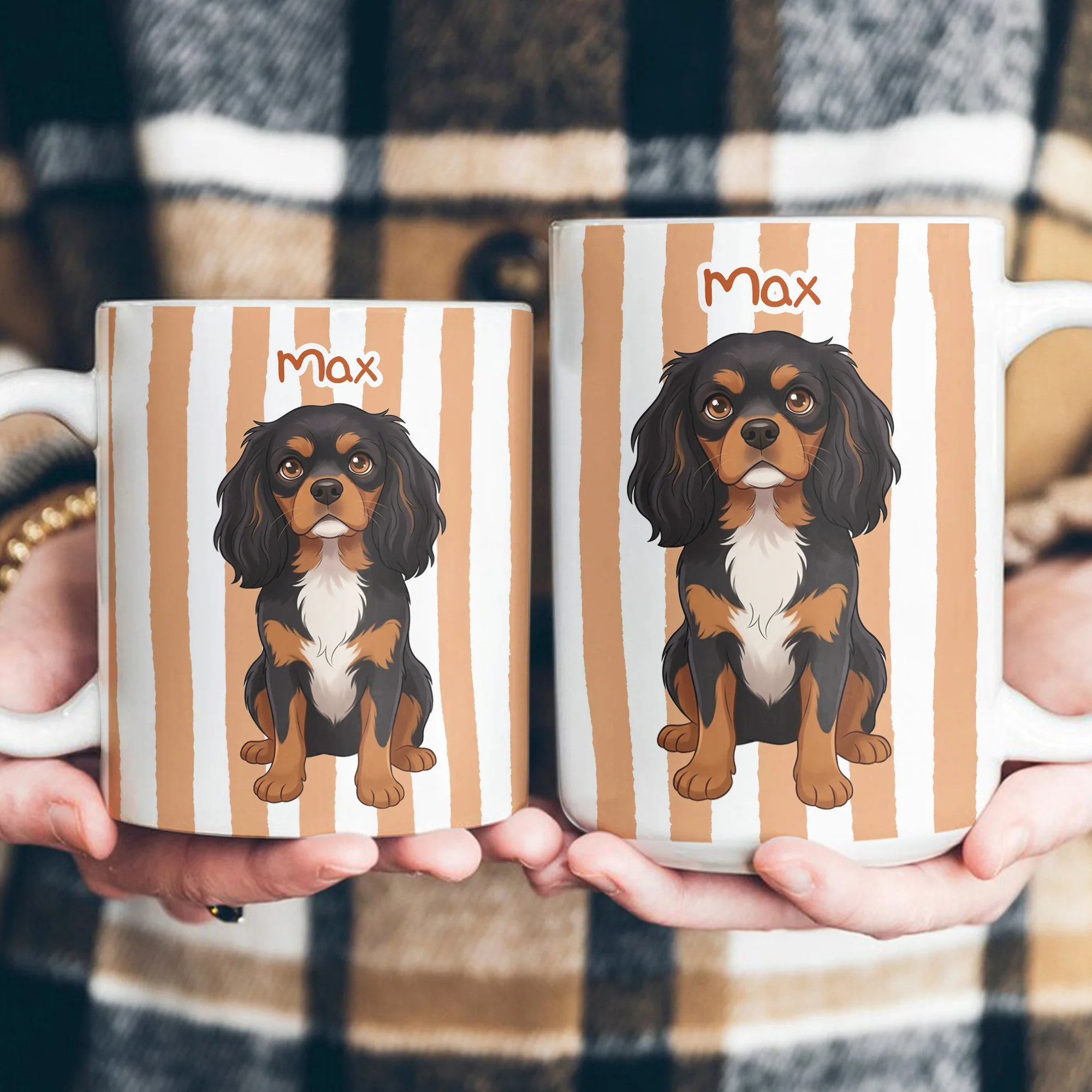 Custom Pet Portrait Cartoon Style Art Gift For Pet Lovers - Personalized Mug - Image 6