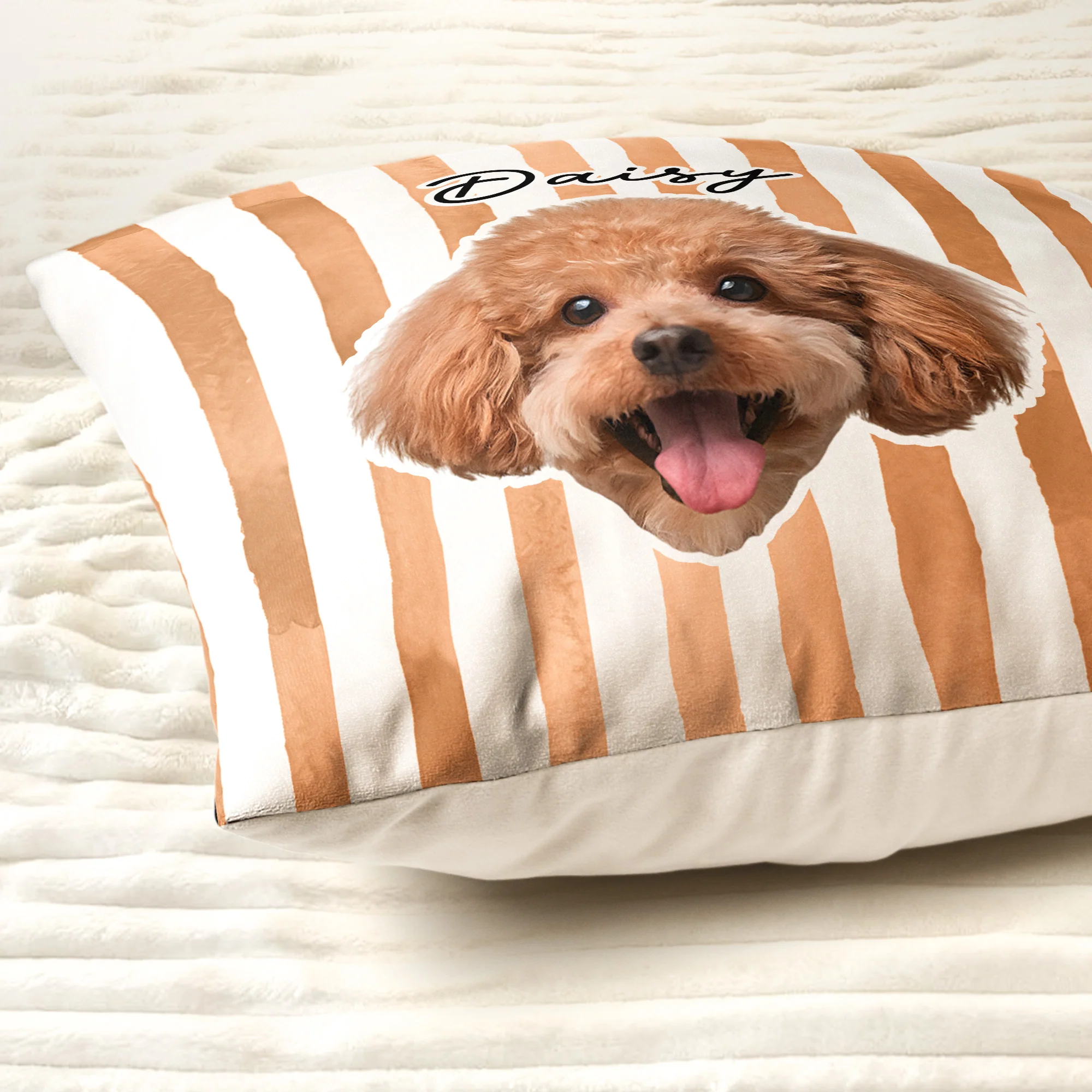 Custom Pet Portrait Dog Lover Cat Lover Gift - Personalized Photo Pillow (Insert Included) - Image 6