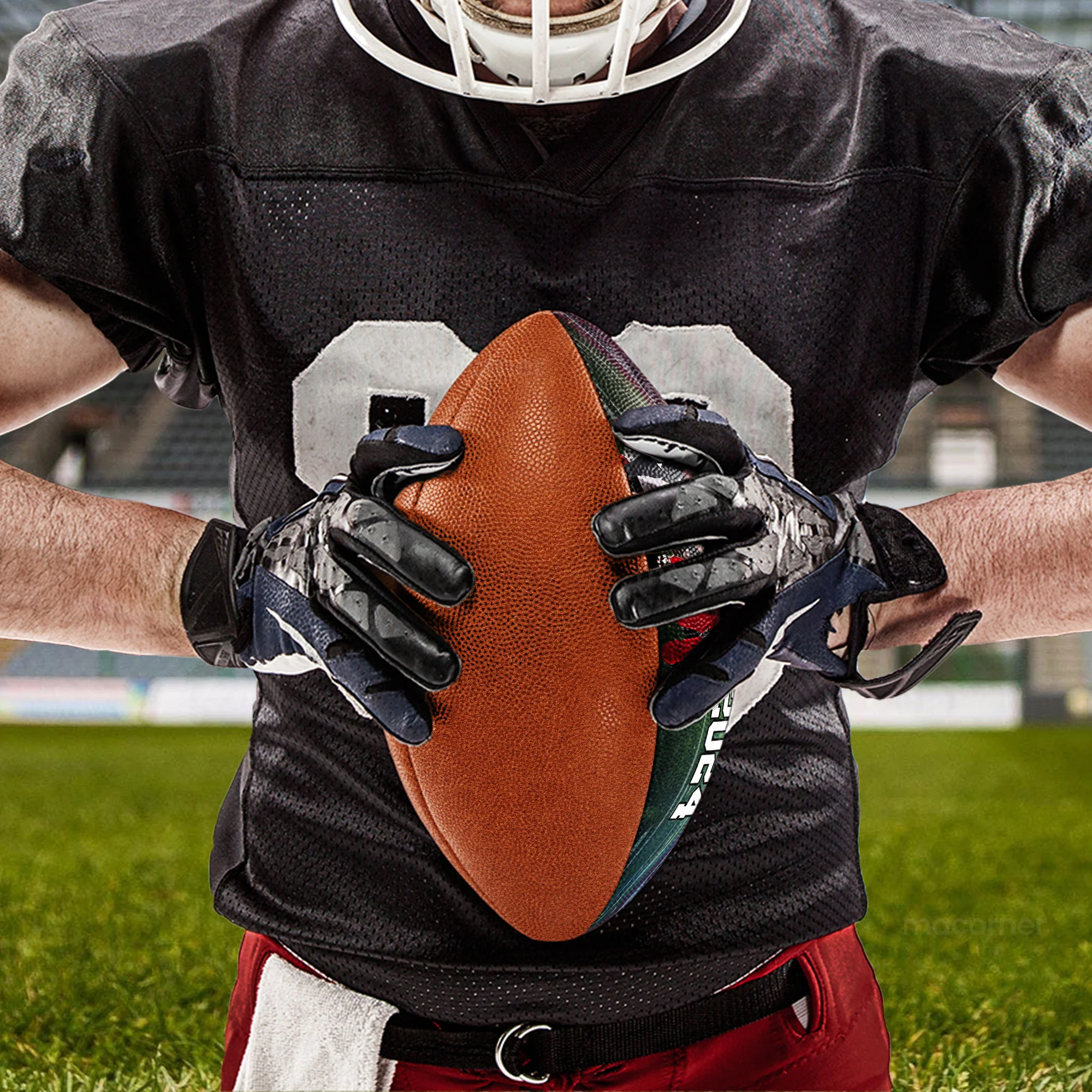 Custom Photo Gift For Player Team Stadium Background - Personalized Photo Football - Image 2