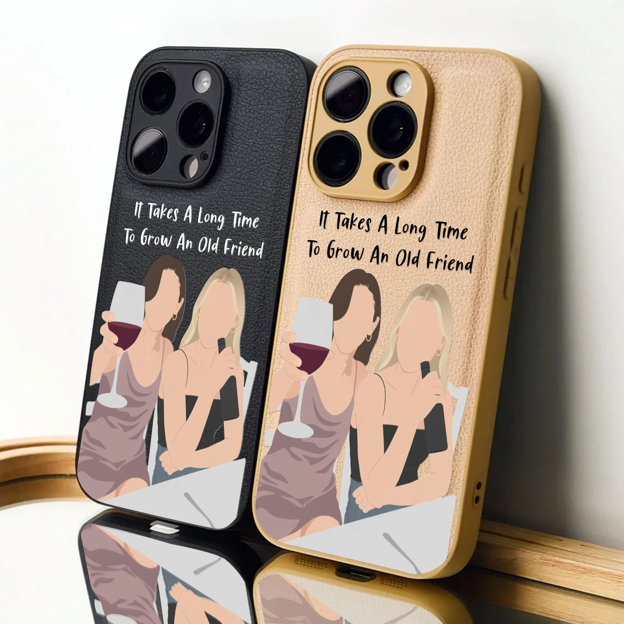 Custom Photo Into Faceless Art - For Friends, Besties, Sisters - Personalized Phone Case - Image 6