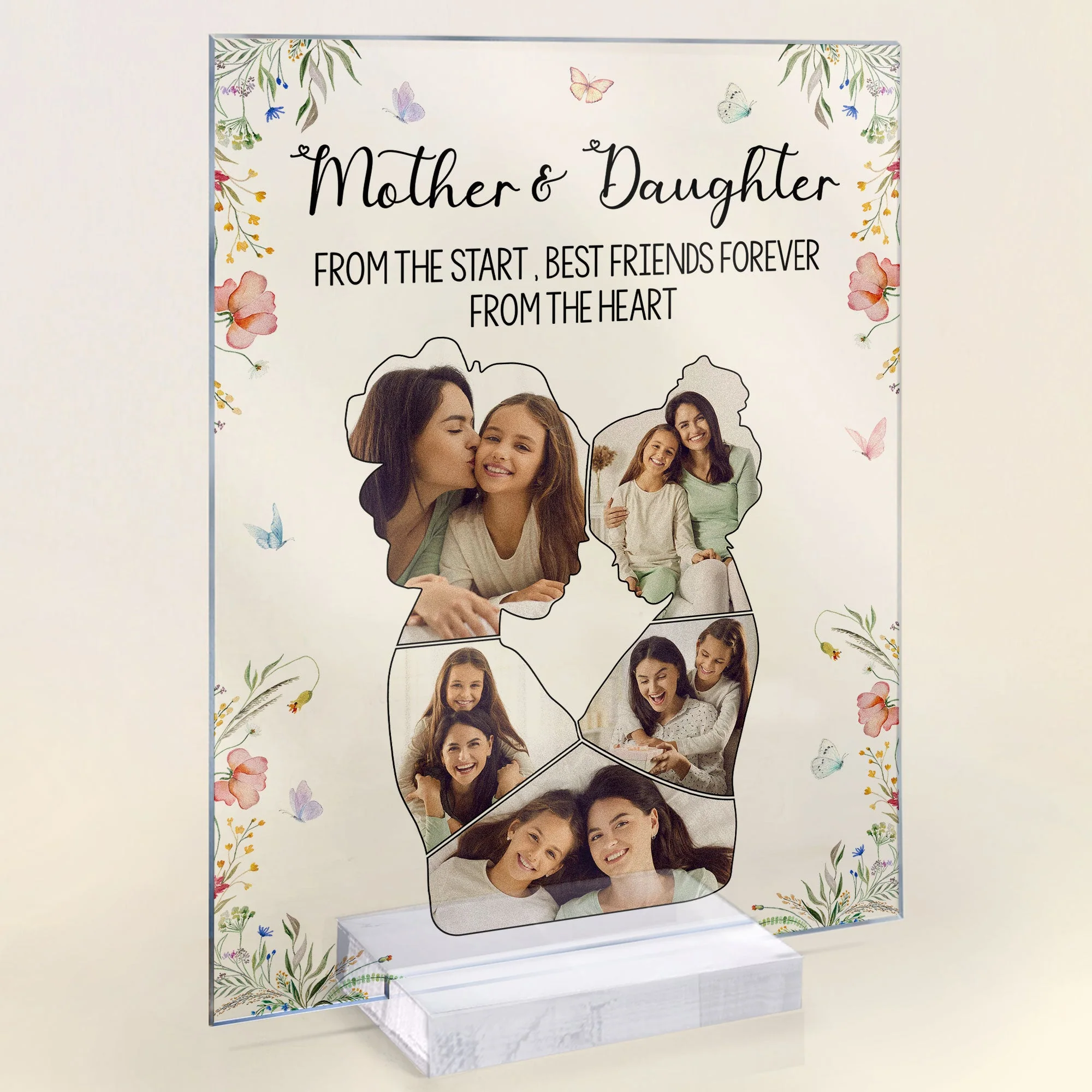 Custom Photo Mother & Daughter - Personalized Acrylic Photo Plaque - Image 4