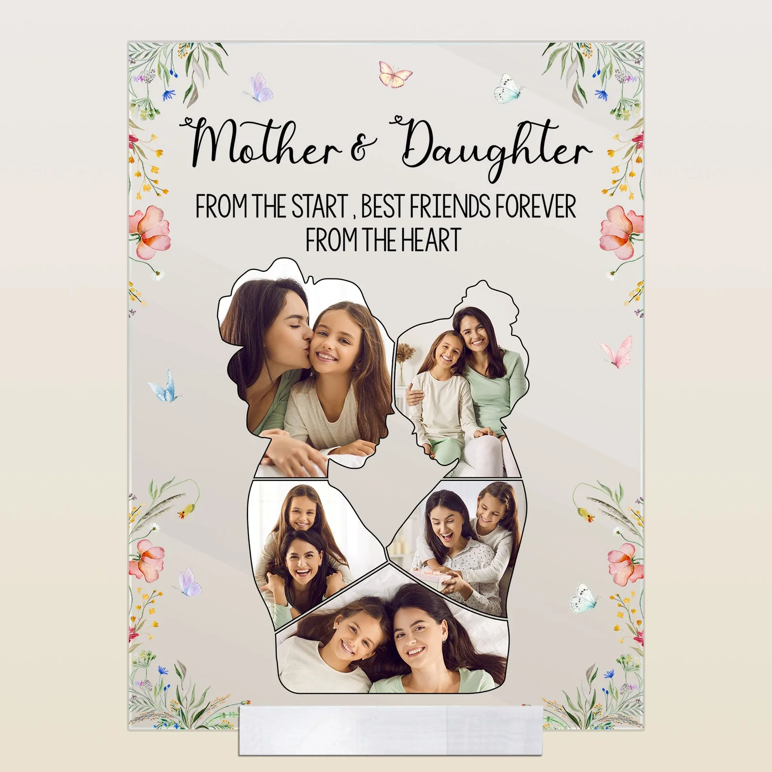 Custom Photo Mother & Daughter - Personalized Acrylic Photo Plaque - Image 6