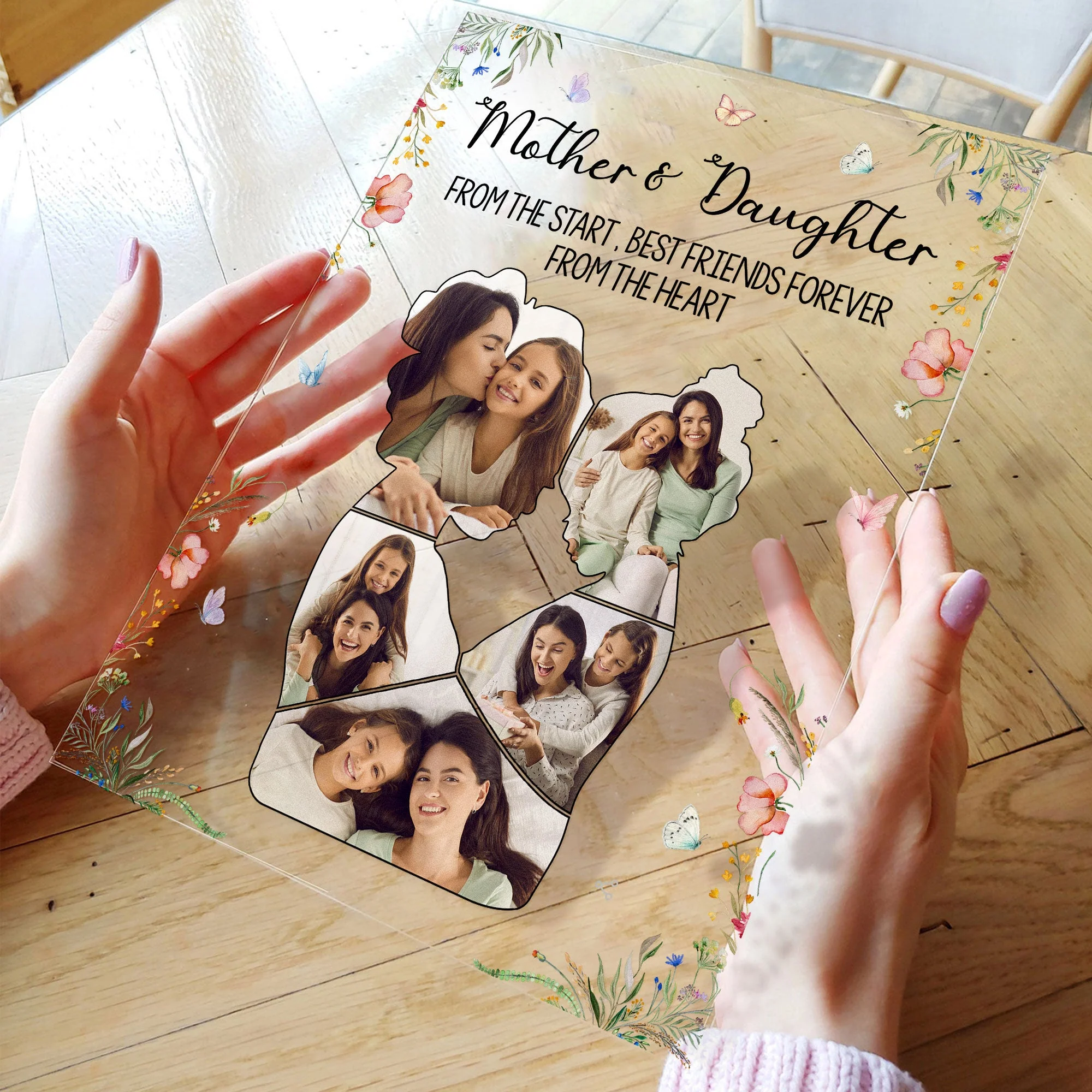 Custom Photo Mother & Daughter - Personalized Acrylic Photo Plaque - Image 7