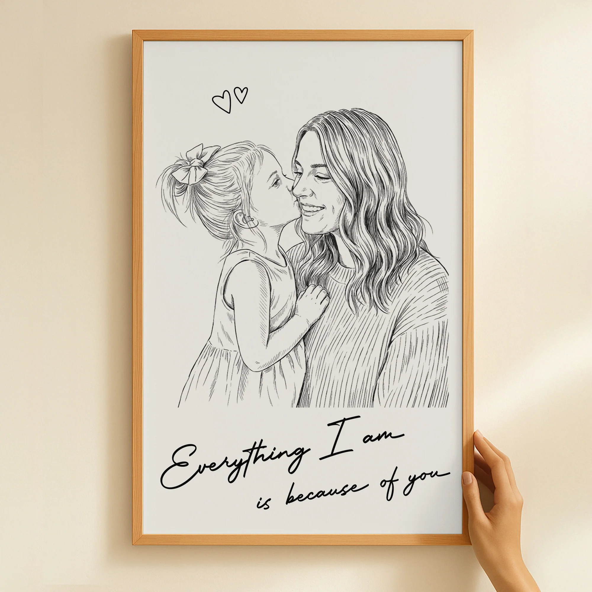Custom Photo Mother's Day Gift For Mum, Mom, Wife - Personalized Poster - Image 5