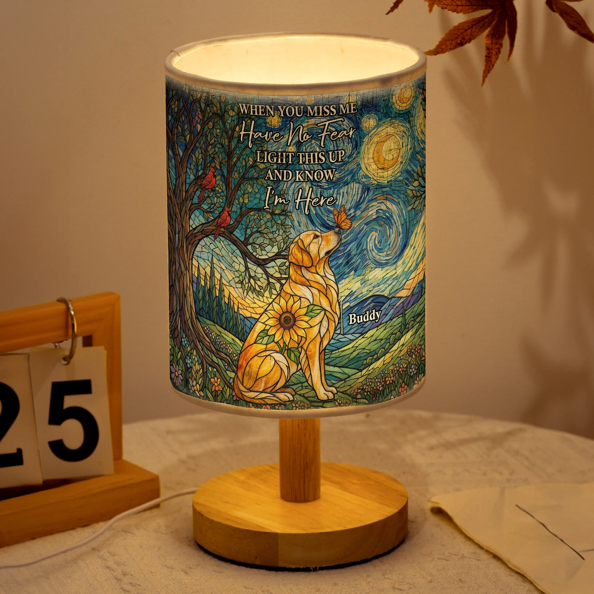 Custom Photo Pet Memorial - Personalized Night Light