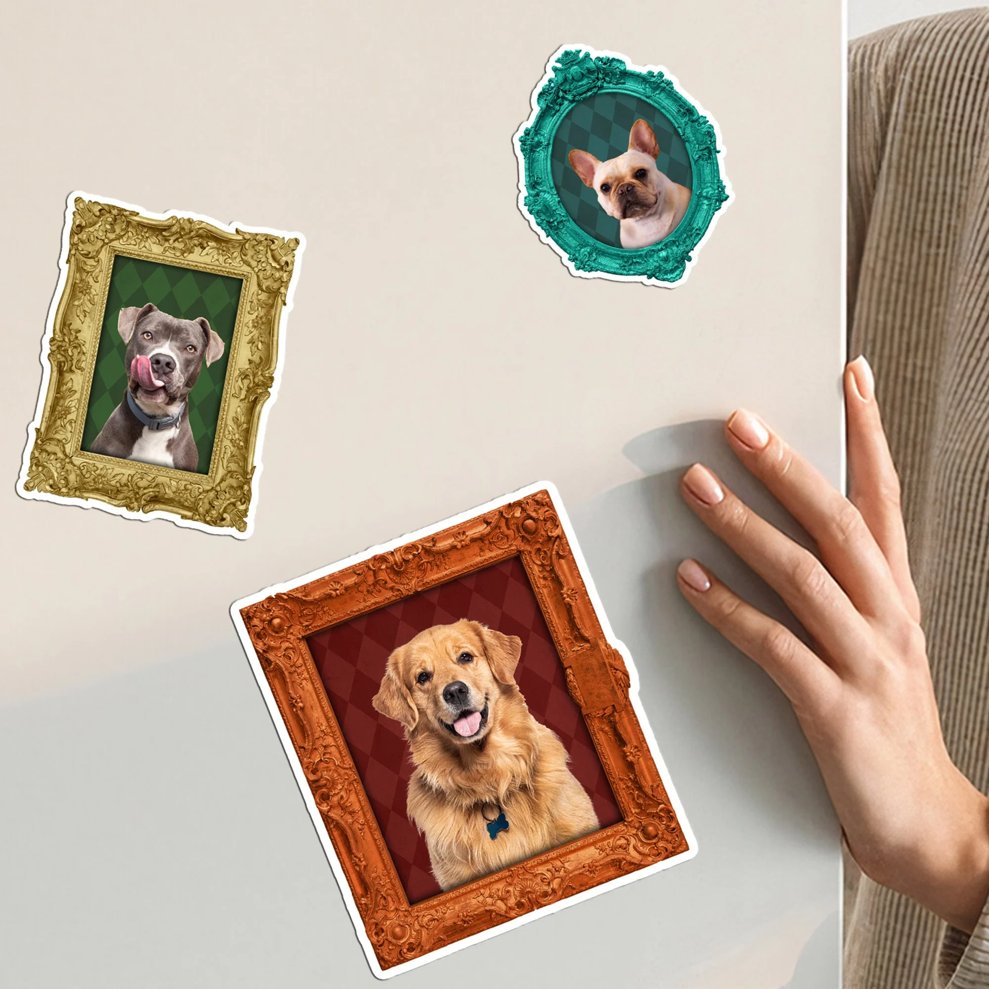 Custom Royal Pet Portrait - Personalized Photo Magnet - Image 5
