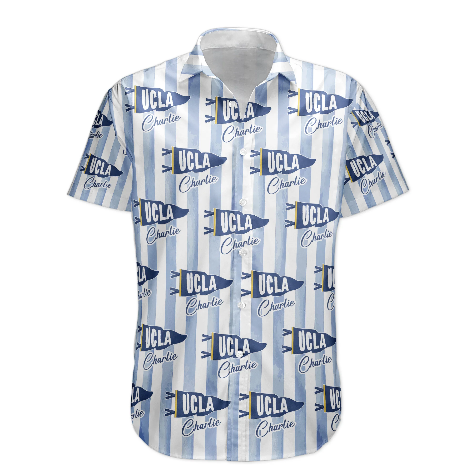 Custom School Pennant Flag - Personalized Hawaiian Shirt - Image 5