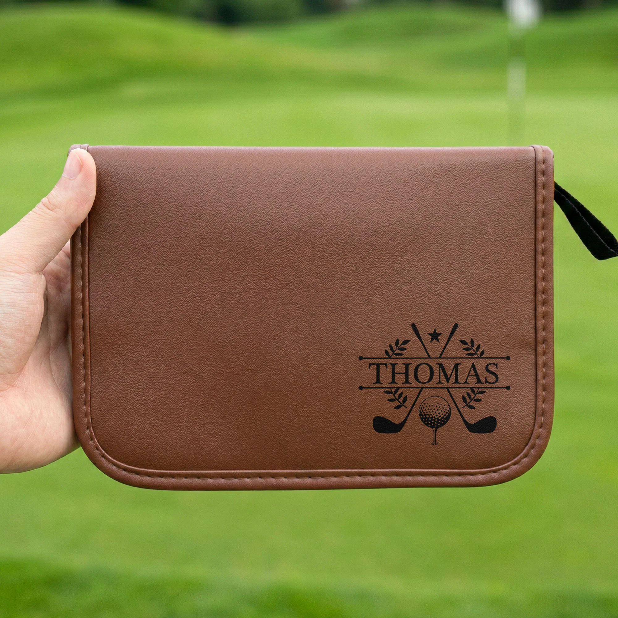Custom Vintage Name & Initial For Men, Golfer, Husband, Dad - Personalized Golf Bag - Image 4