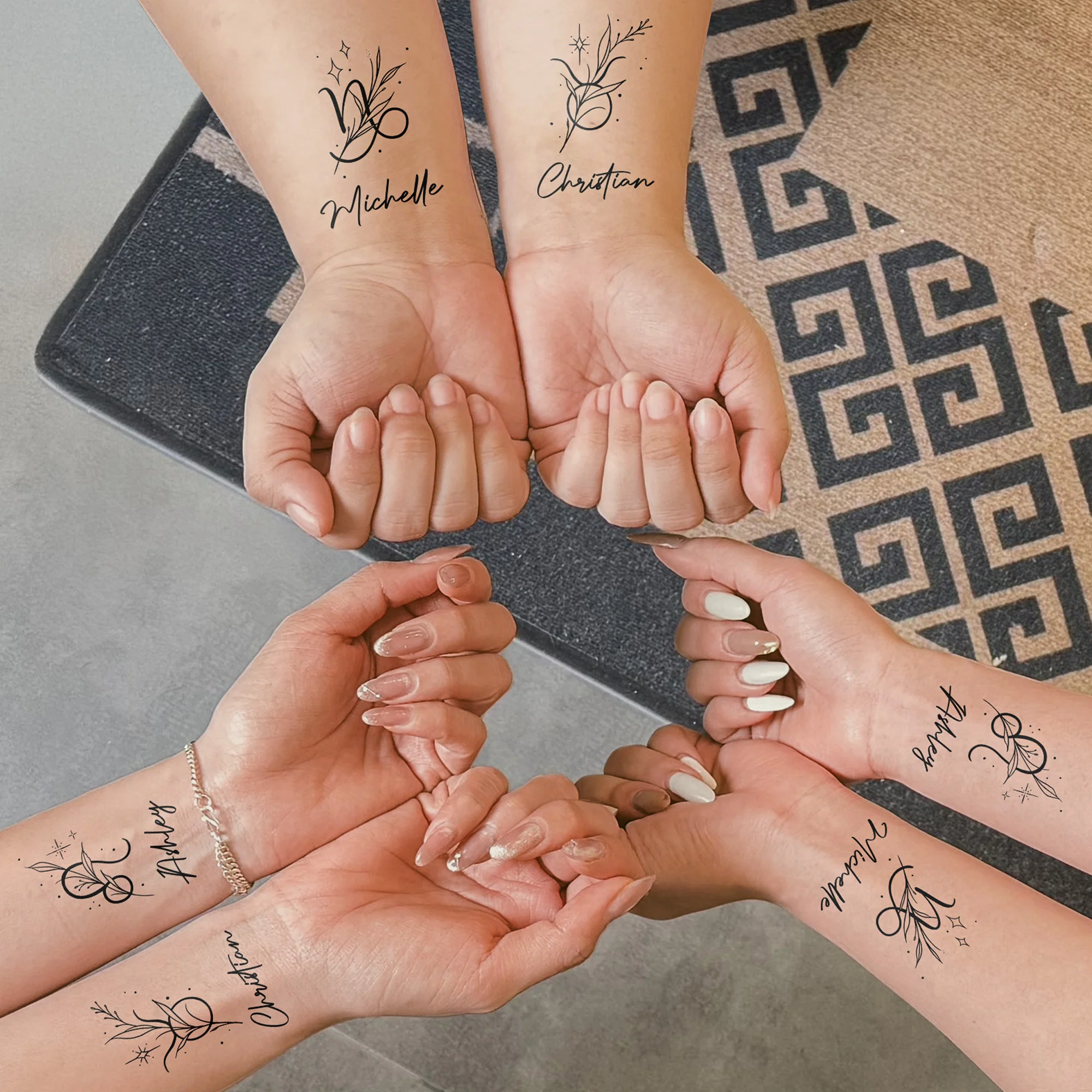 Custom Zodiac Sign Tattoo - Personalized Tattoo - Image 4