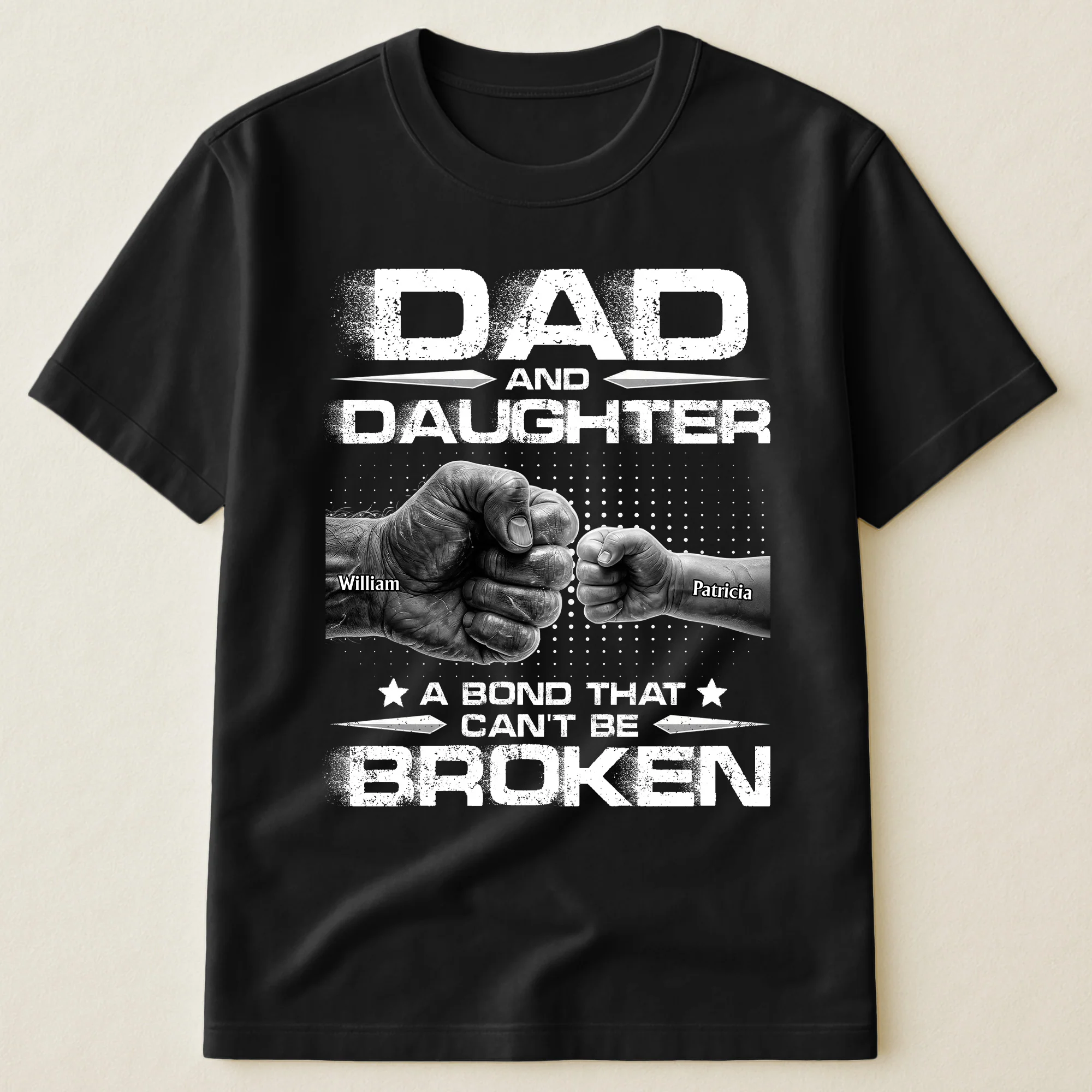 Dad And Daughters, Sons - A Bond That Can't Be Broken - Personalized Shirt - Image 2