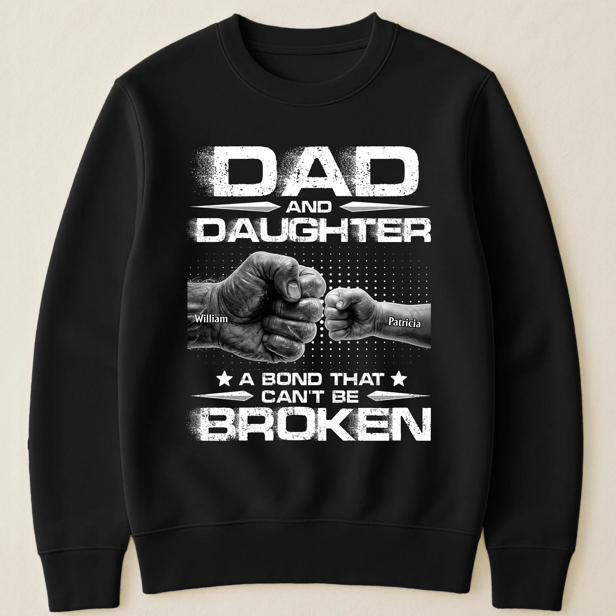 Dad And Daughters, Sons - A Bond That Can't Be Broken - Personalized Shirt - Image 4