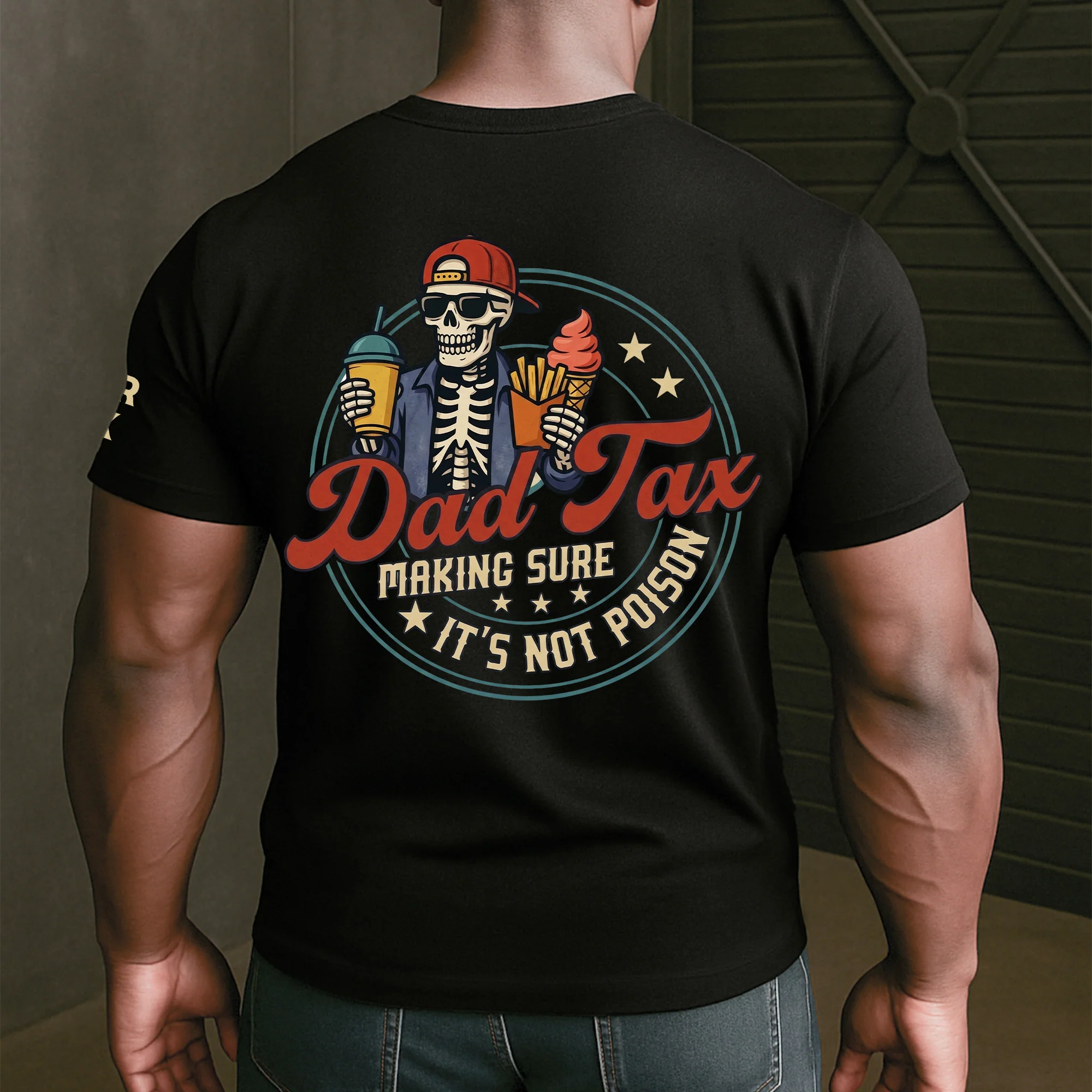 Dad Tax Making Sure It's Not Poison Custom Name Father's Day Gift For Dad, Husband - Personalized Shirt - Image 4