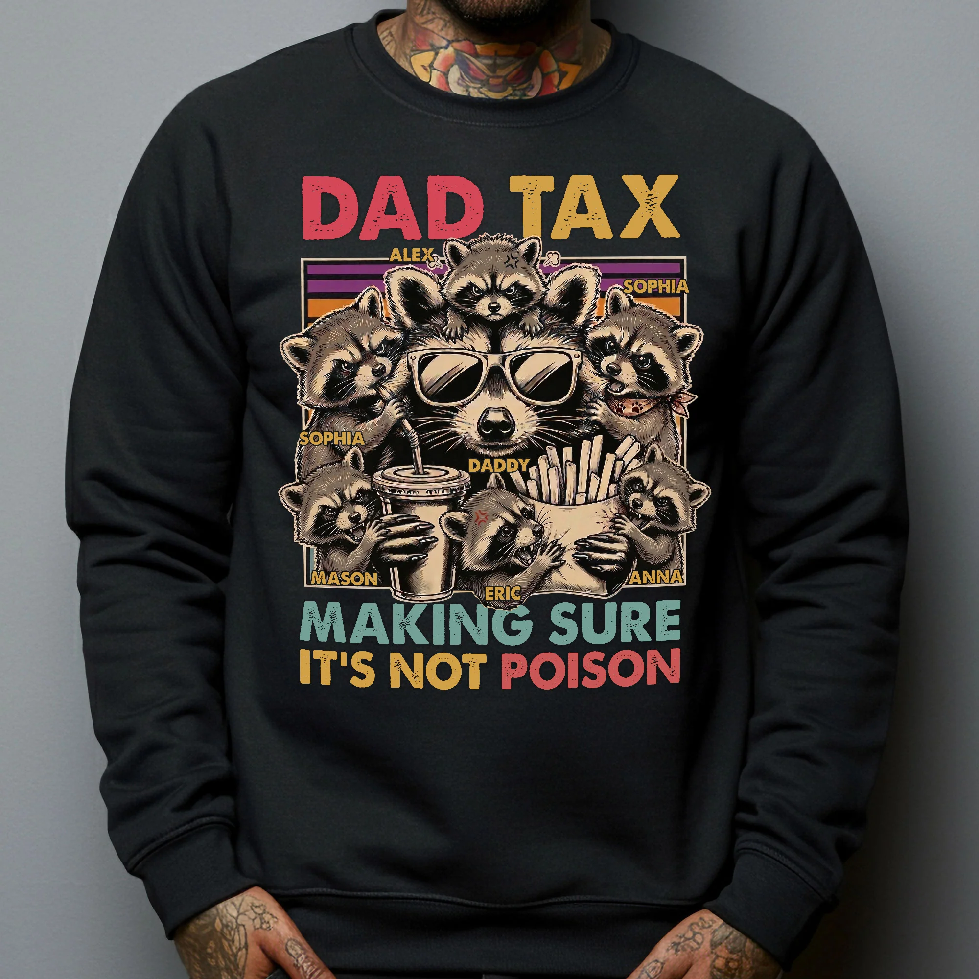 Dad Tax Making Sure It's Not Poison, Funny Dad Gifts - Personalized Shirt - Image 6