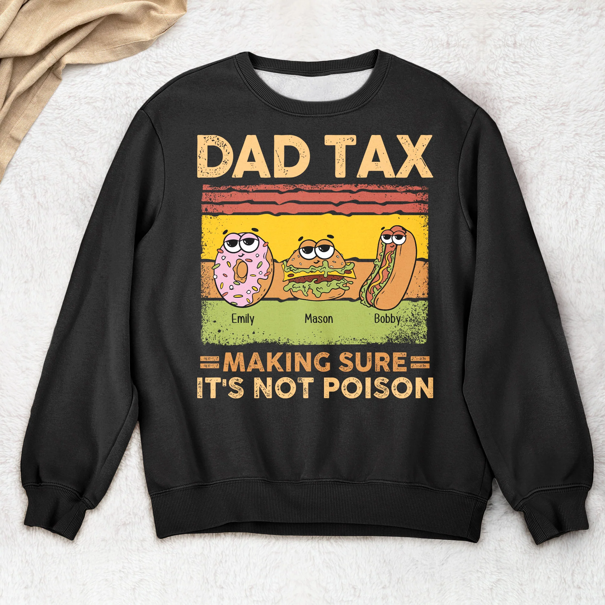 Dad Tax Making Sure It's Not Poison - Personalized Shirt - Gift For Dad - Image 3