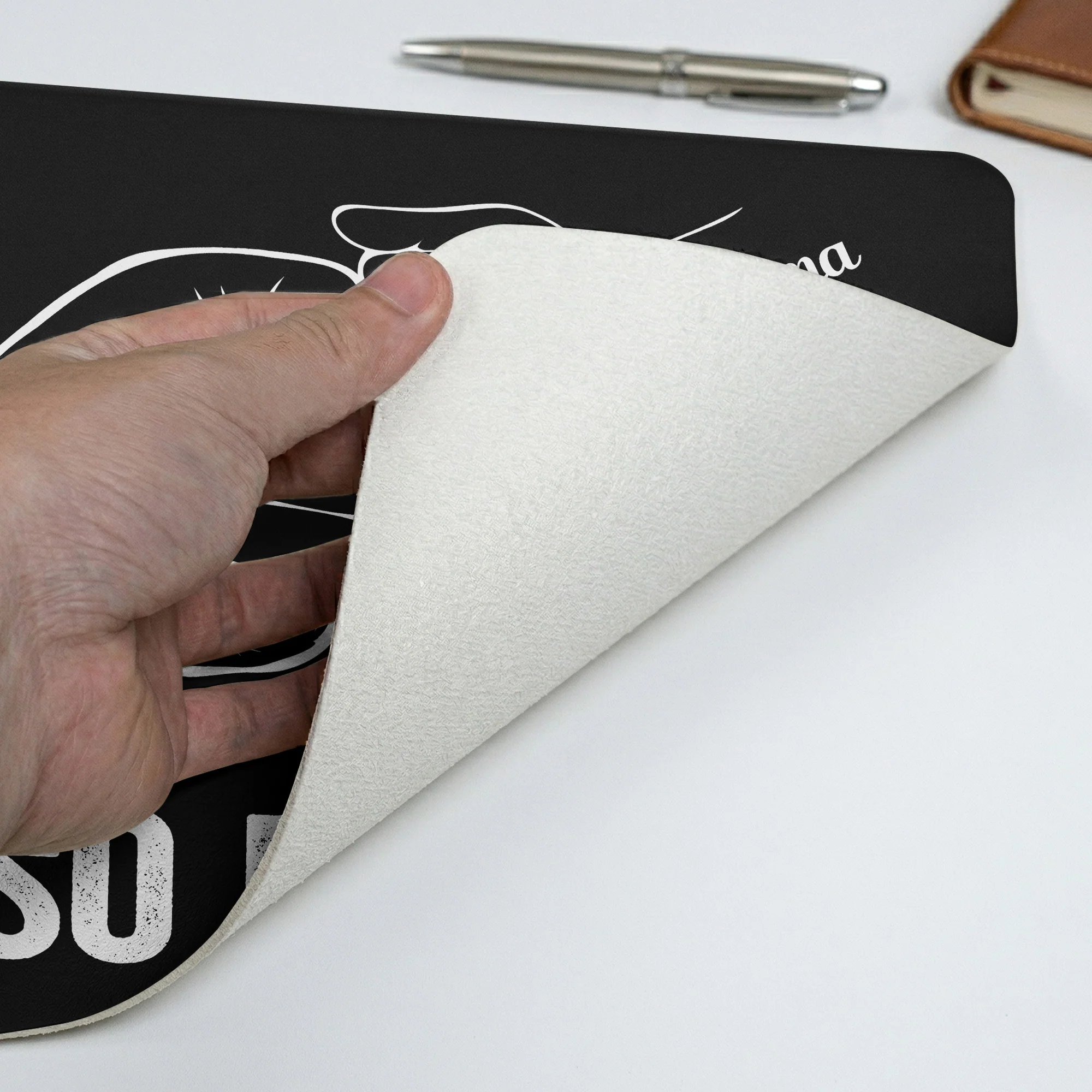 Dad The Man The Myth The Legend Father's Day Gift For Dad, Husband - Personalized Desk Mat - Image 3