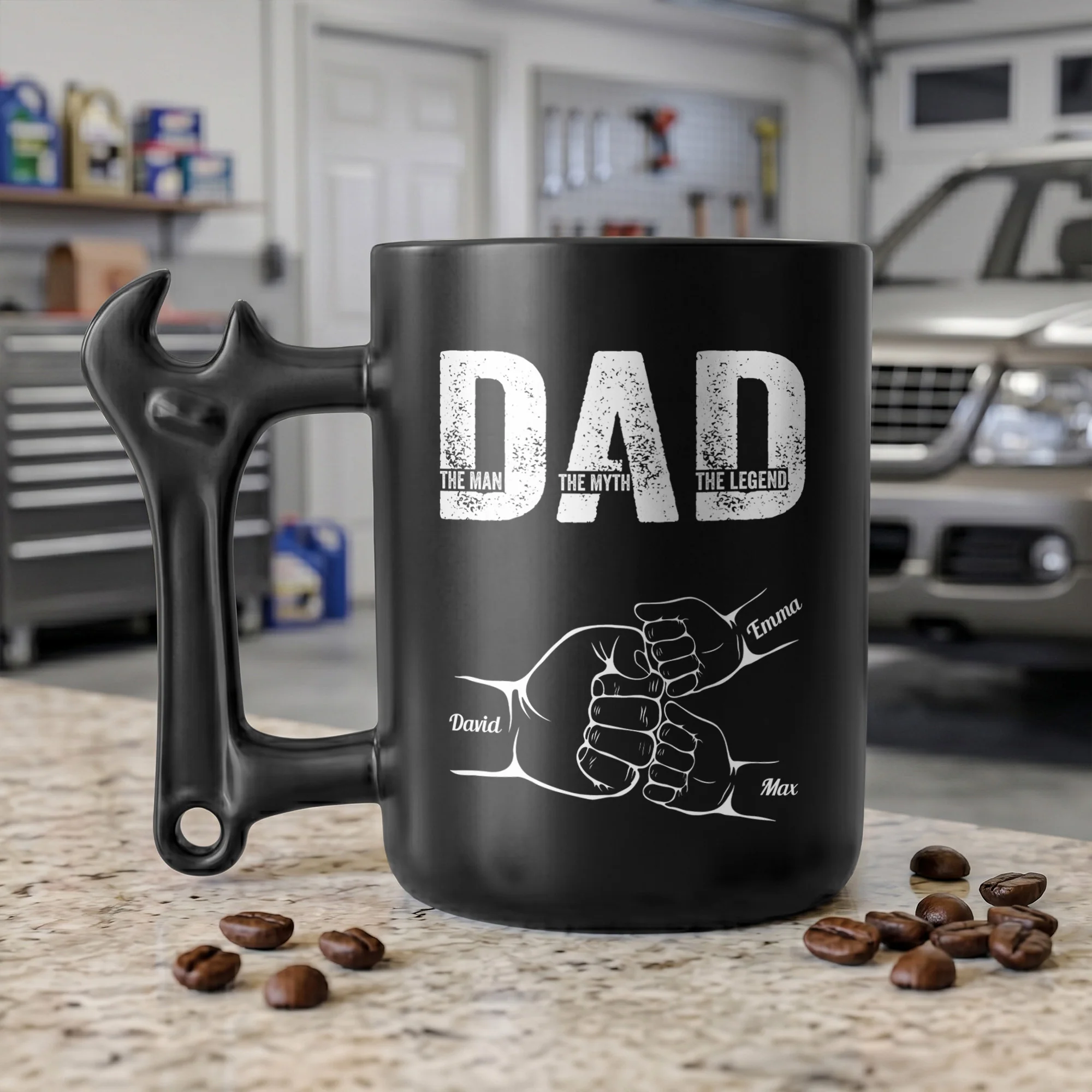 Dad The Man The Myth The Legend Father's Day Gift For Dad, Husband - Personalized Mug