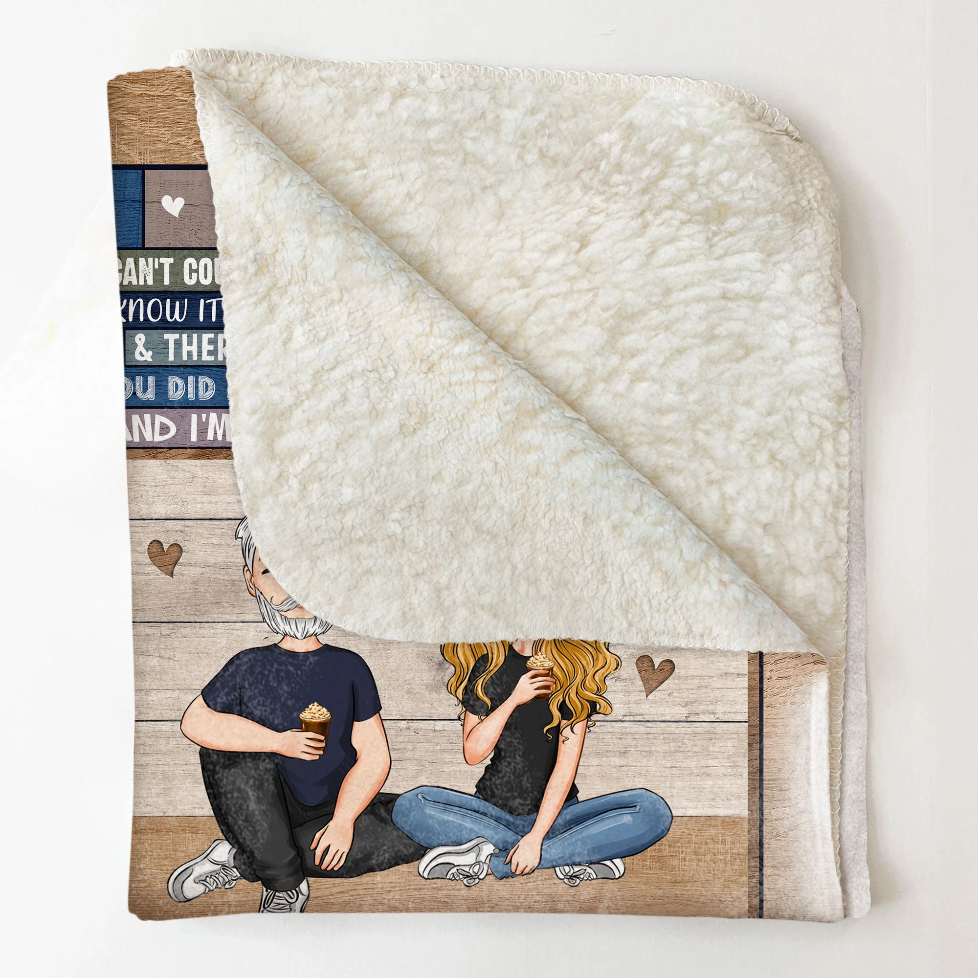 Dad, You Mean More To Me Than You'll Ever Know - Personalized Blanket - Image 4