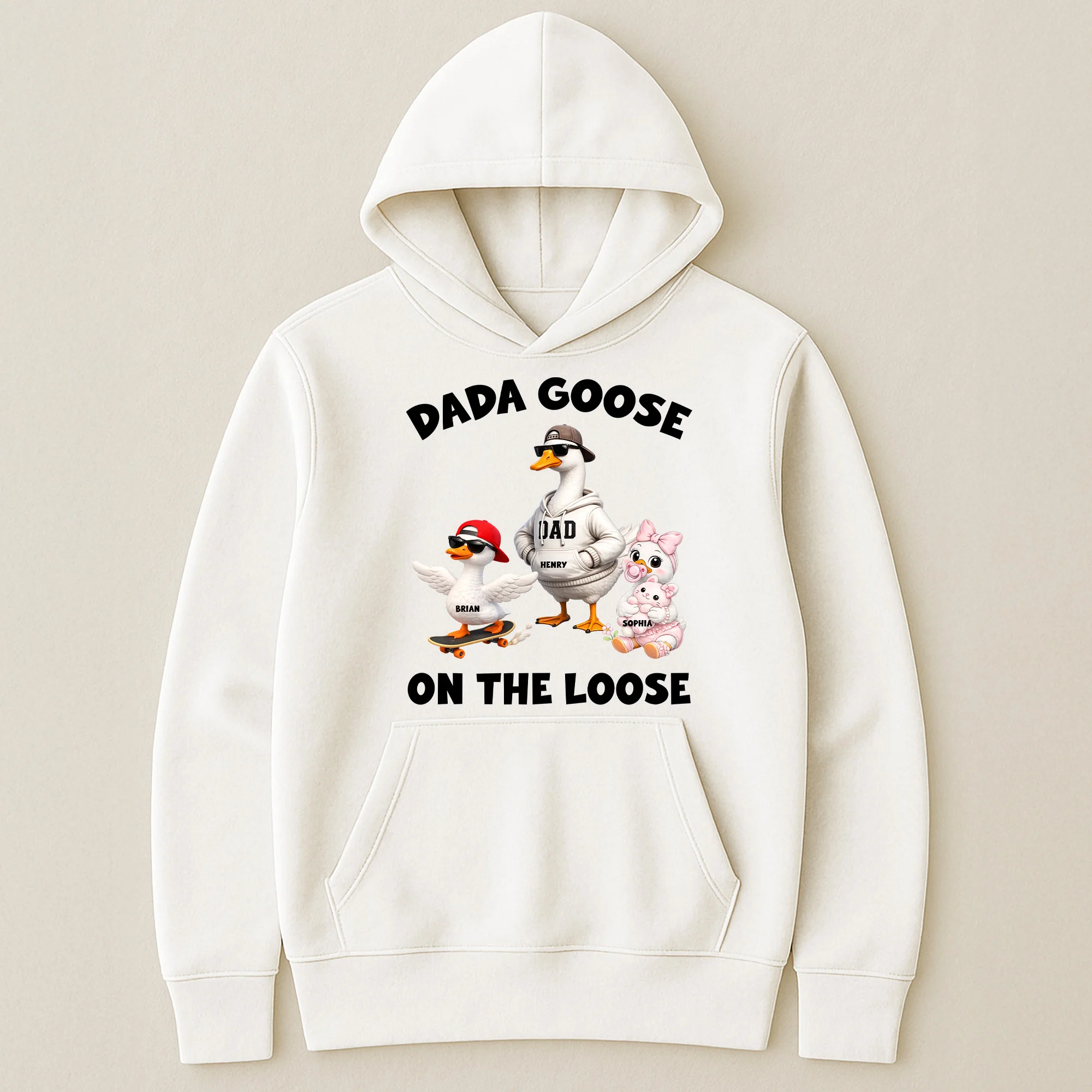 Dada Goose On The Loose - For Daddy, Papa - Personalized Shirt - Image 4