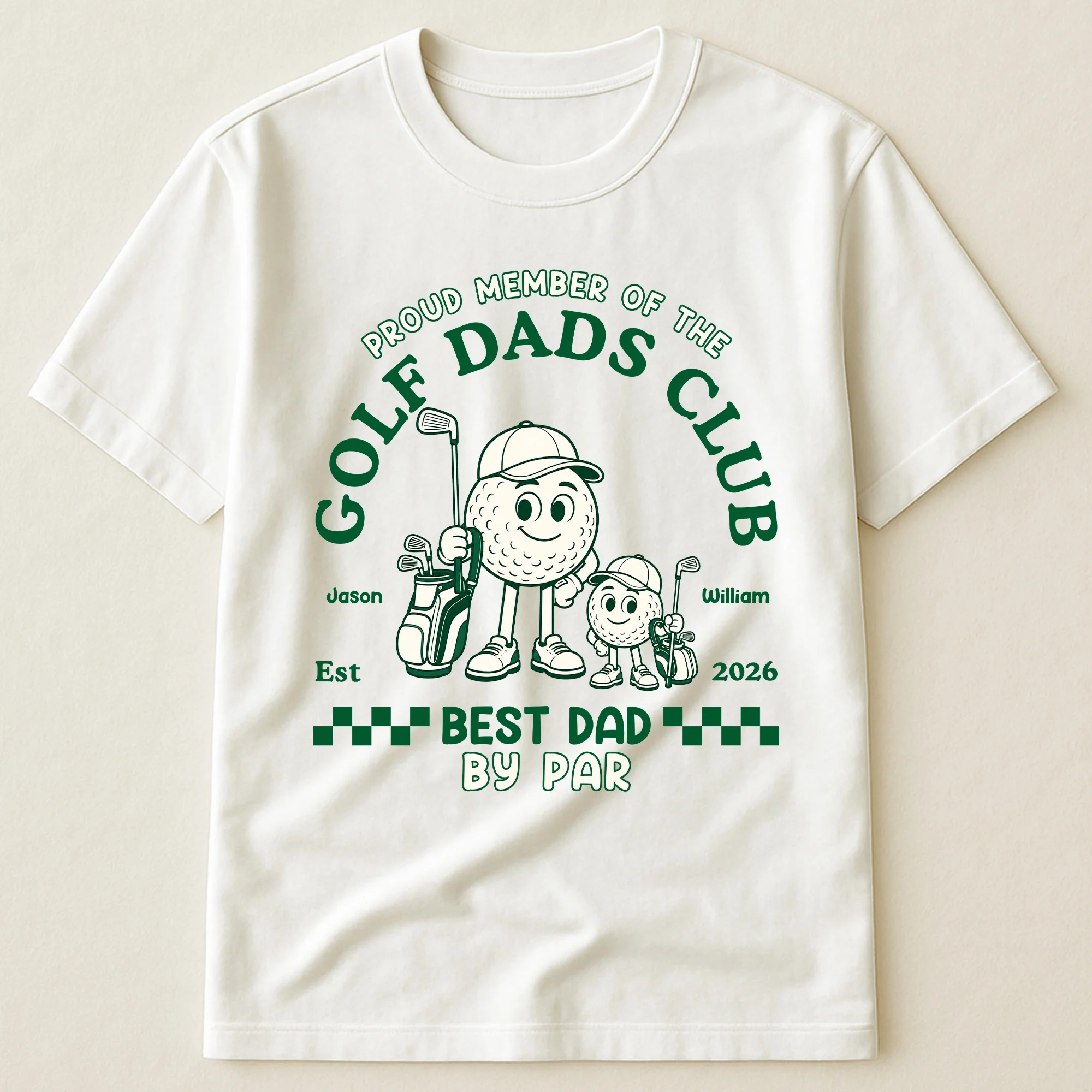Daddy And Me Golf Matching Tee - Father's Day Gift For Dad - Personalized Shirt - Image 2