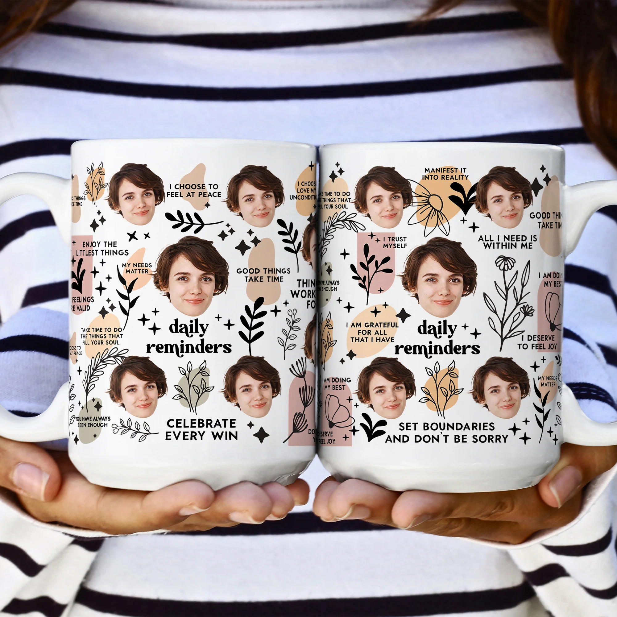 Daily Manifestation Reminders - Personalized Photo Mug - Image 7