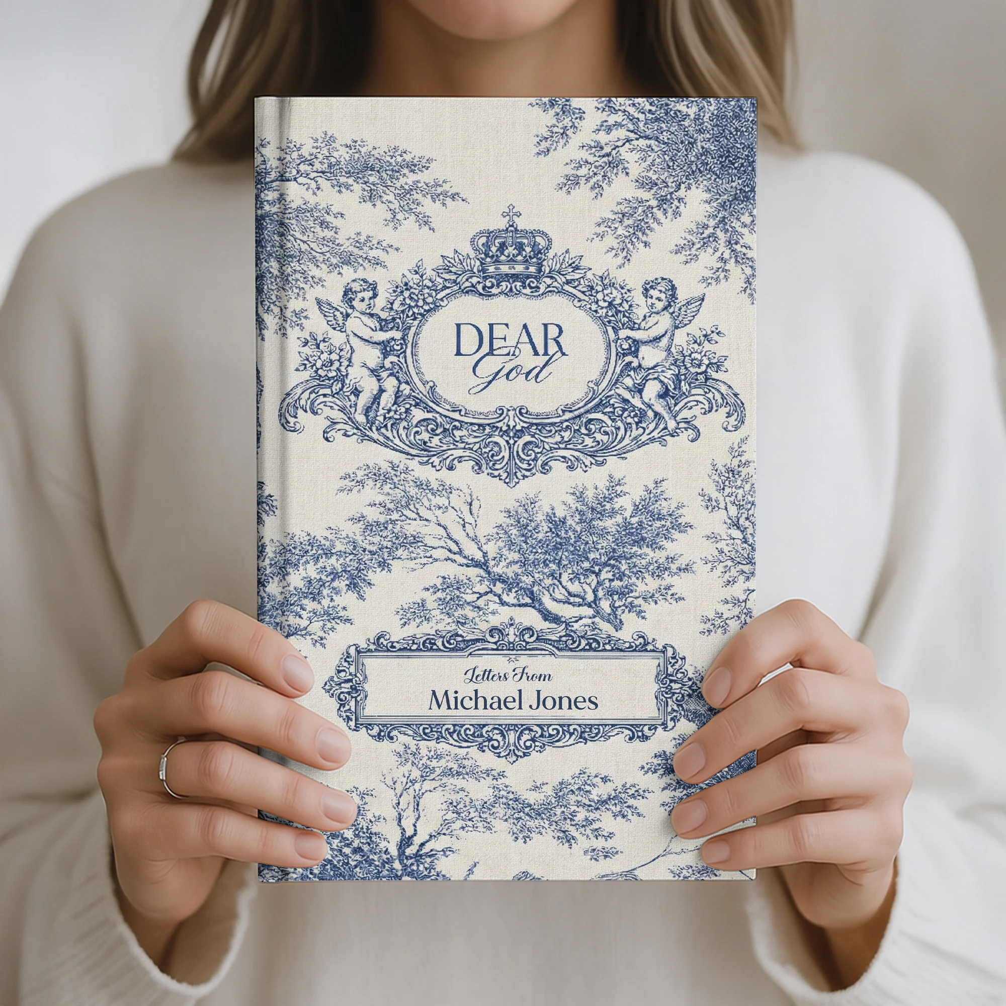 Dear God Letters From - Sermon Notes Faith Gift - Personalized Hardcover Journal - Image 3