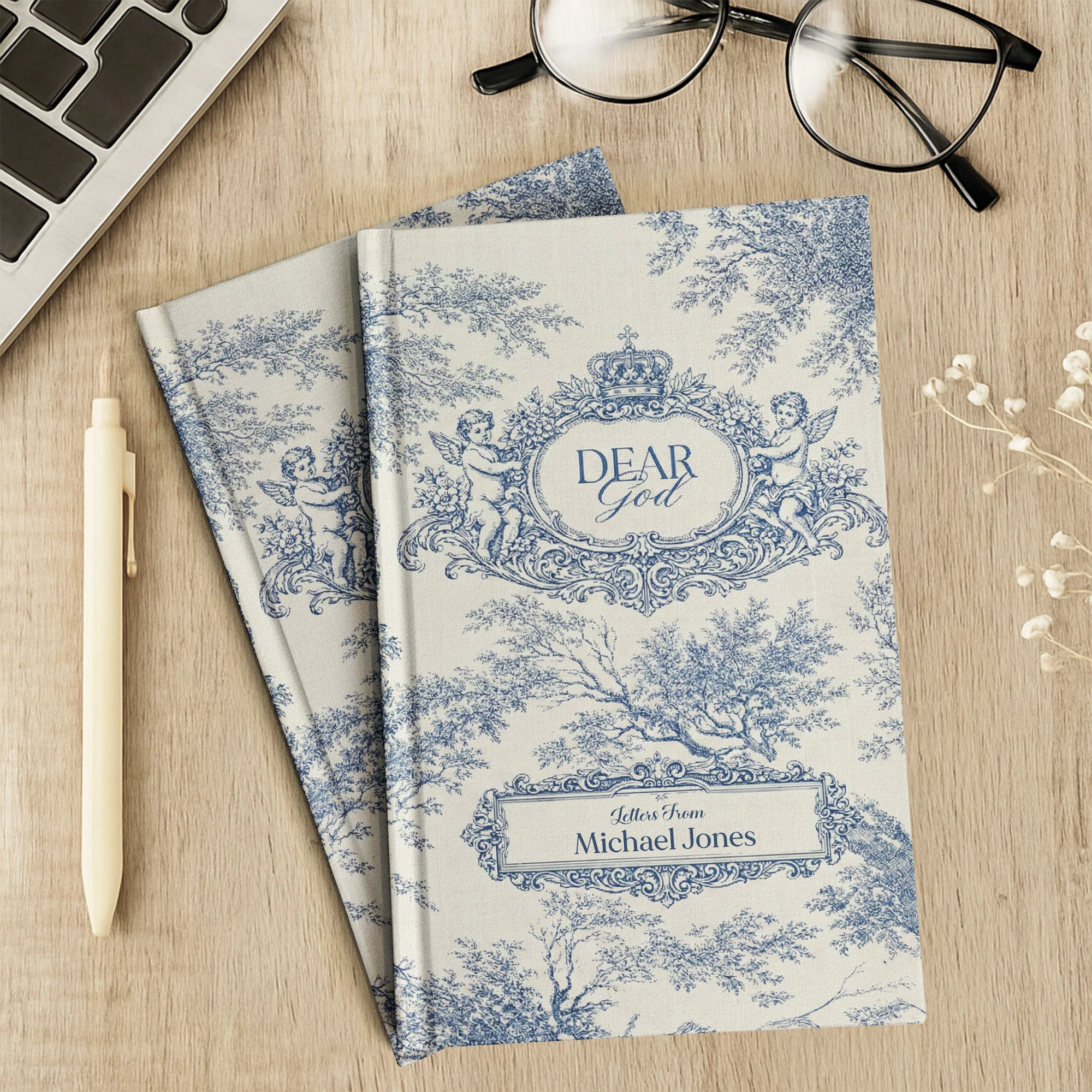 Dear God Letters From - Sermon Notes Faith Gift - Personalized Hardcover Journal - Image 7