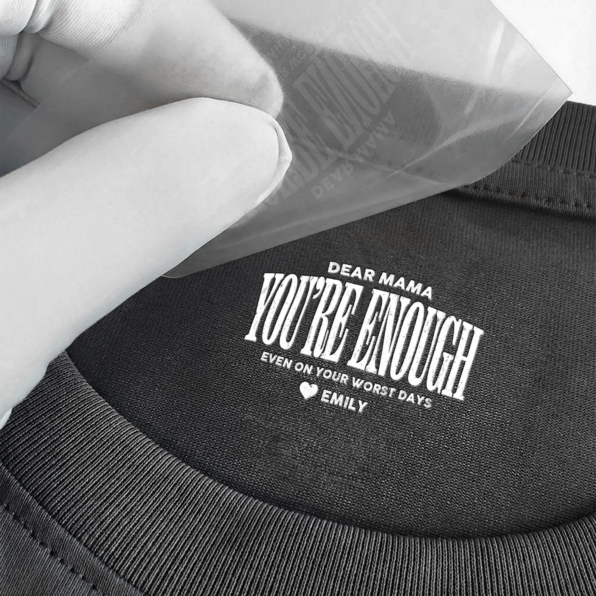 Dear Mama You're Enough - Personalized Shirt - Image 3