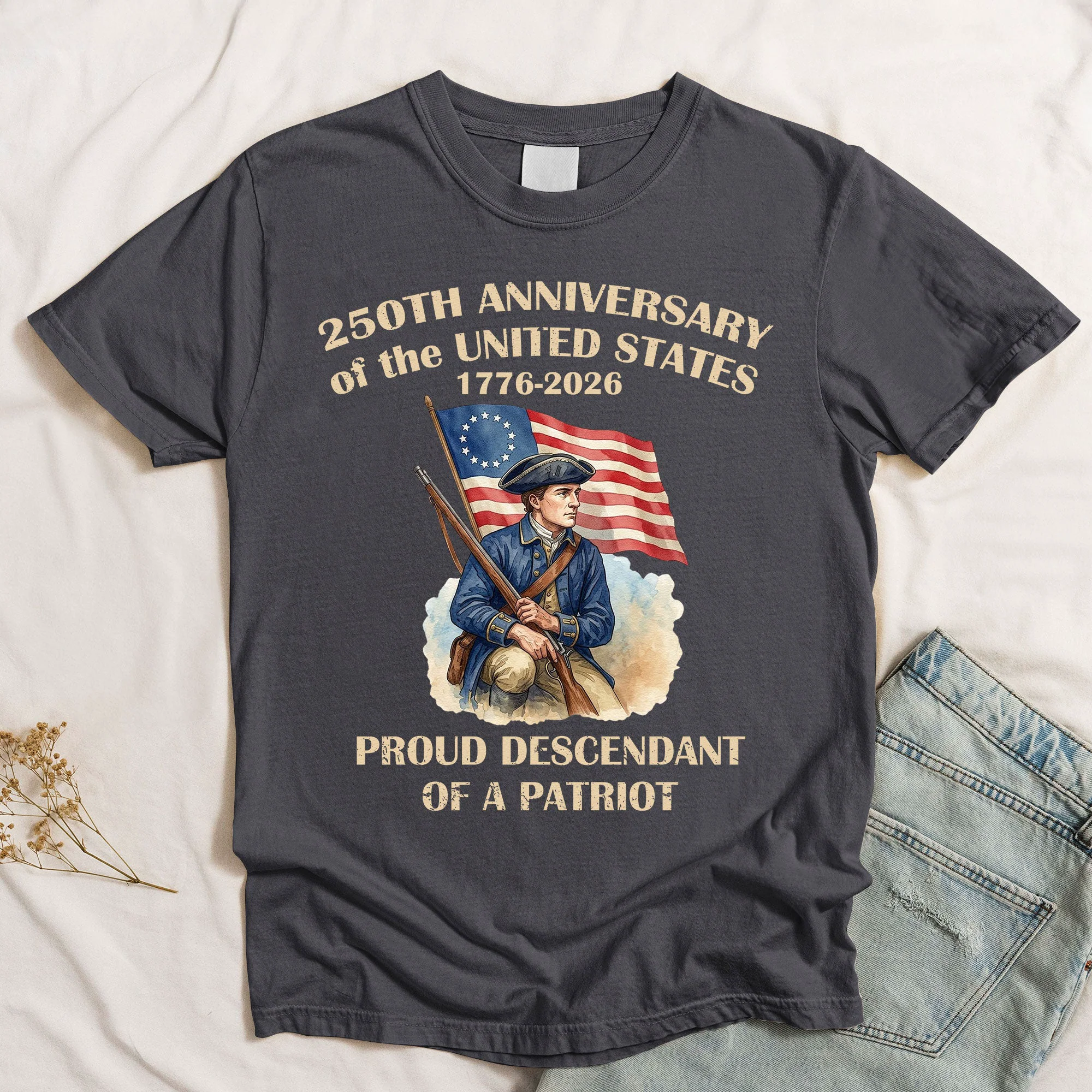 Descendant Of A Patriot 250 Years - Shirt - Image 7