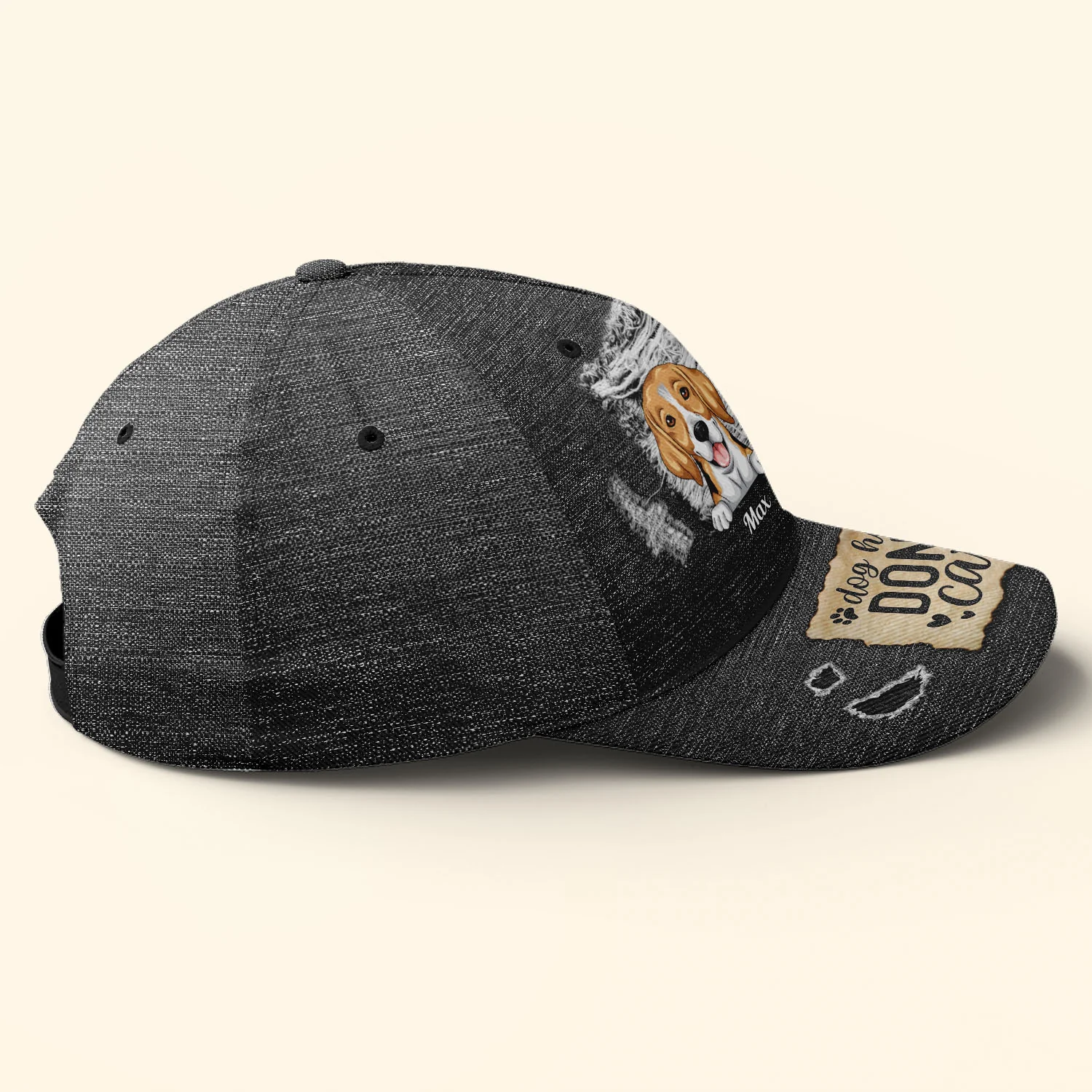Dog Hair Don't Care - Personalized Classic Cap - Image 3