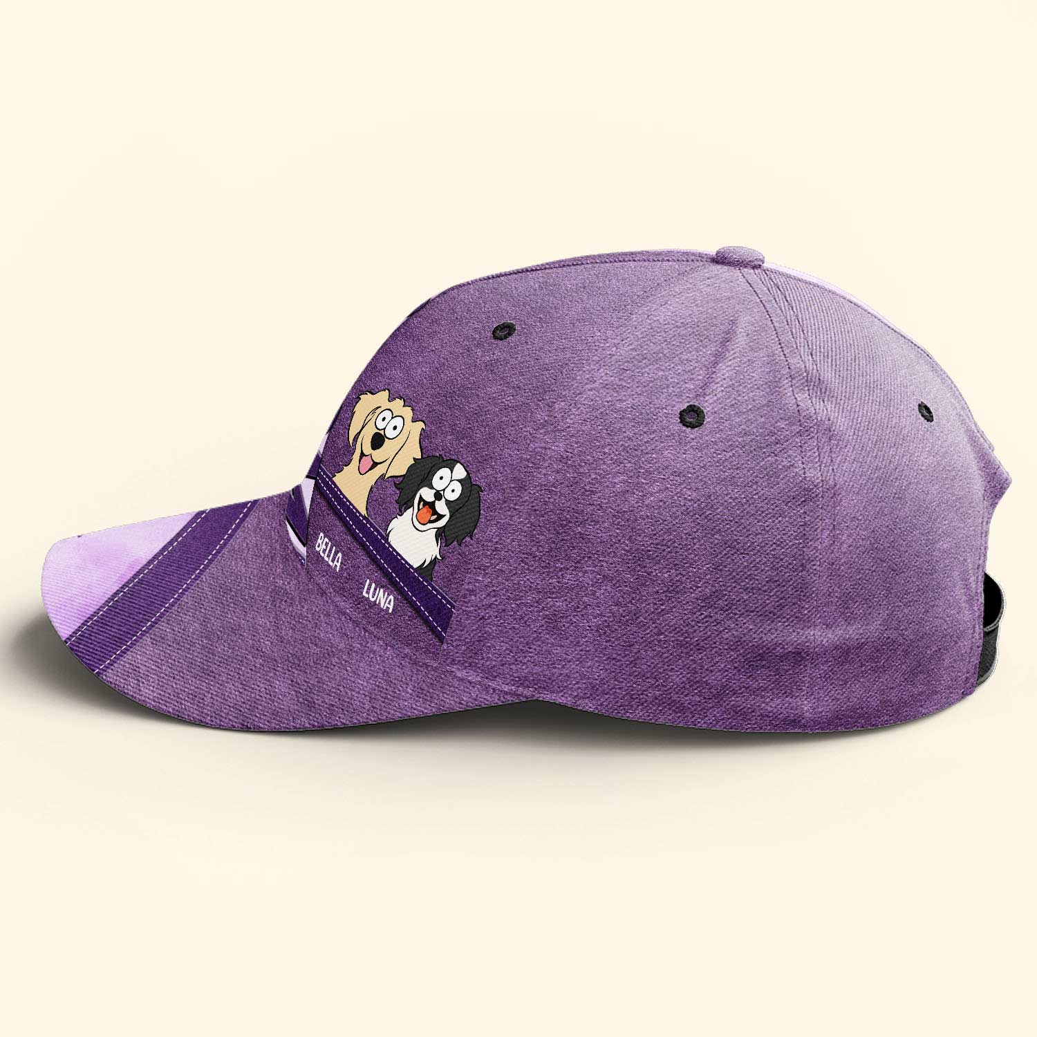 Dog Mom Dog Dad - Personalized Classic Cap - Image 2
