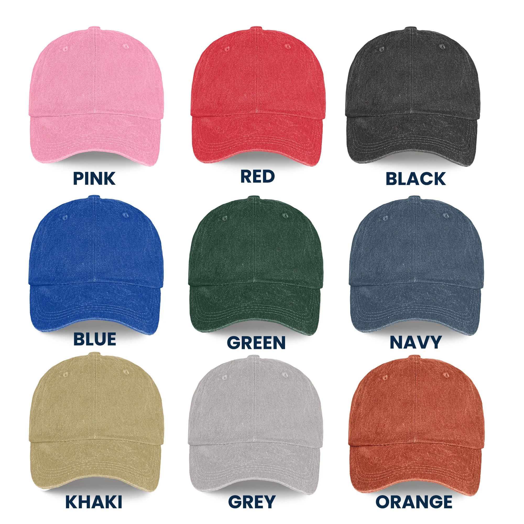 Dog Mom Dog Mama - Personalized Distressed Denim Cap - Image 4