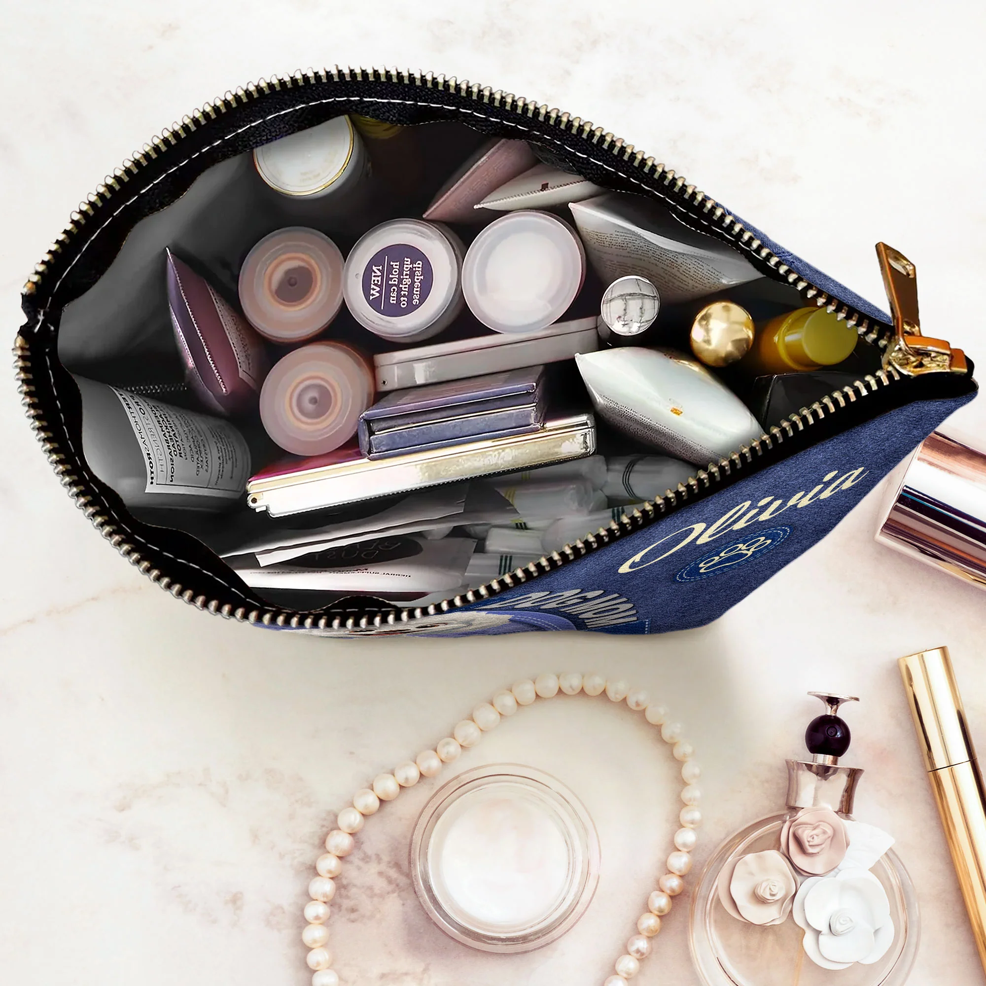 Dog Mom - New Style - Personalized Cosmetic Bag - Image 4