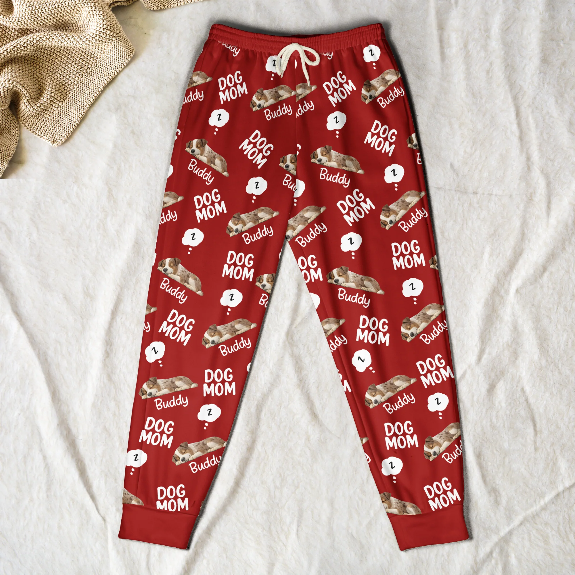 Dog Mom - Personalized Lounge Pants - Image 3