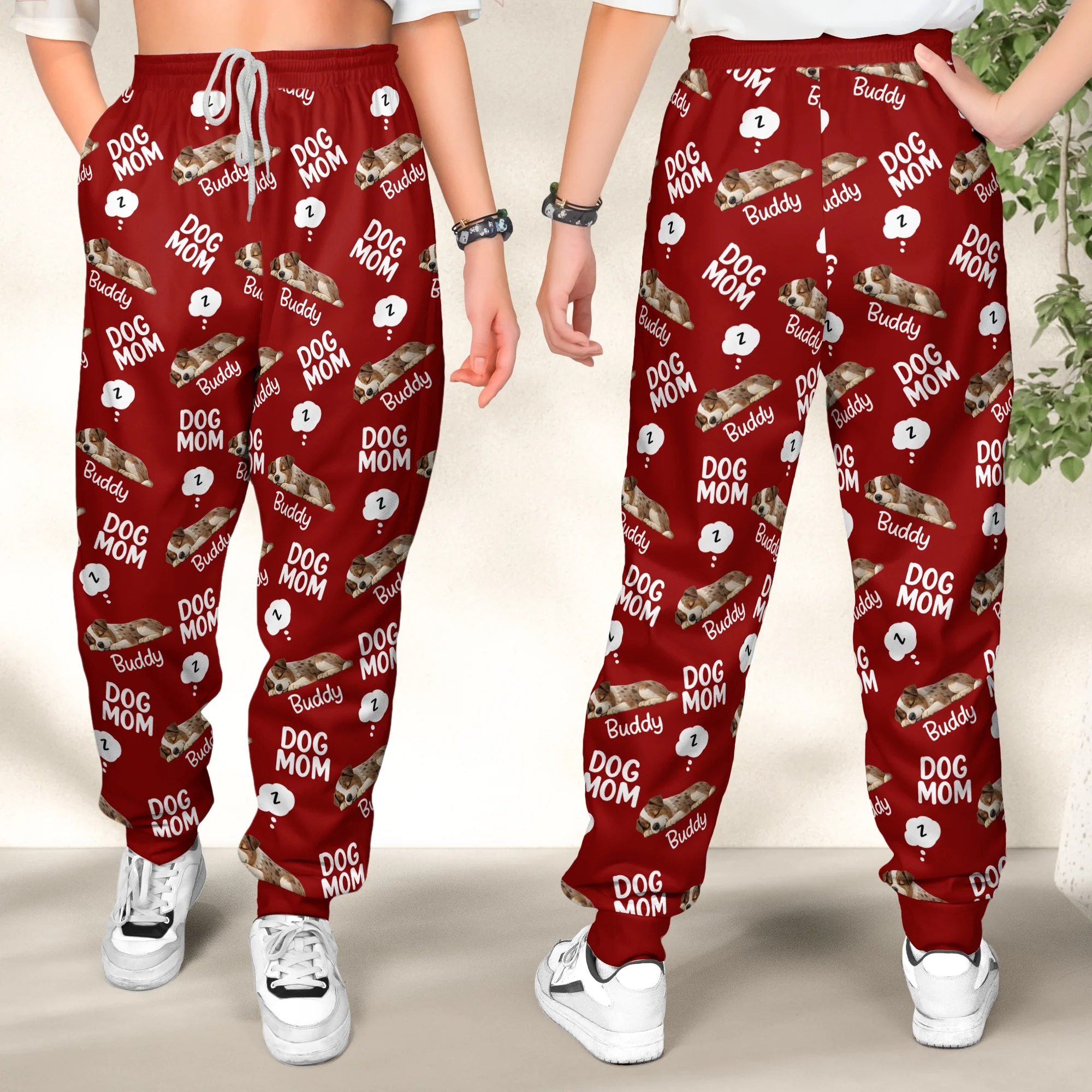 Dog Mom - Personalized Lounge Pants - Image 4