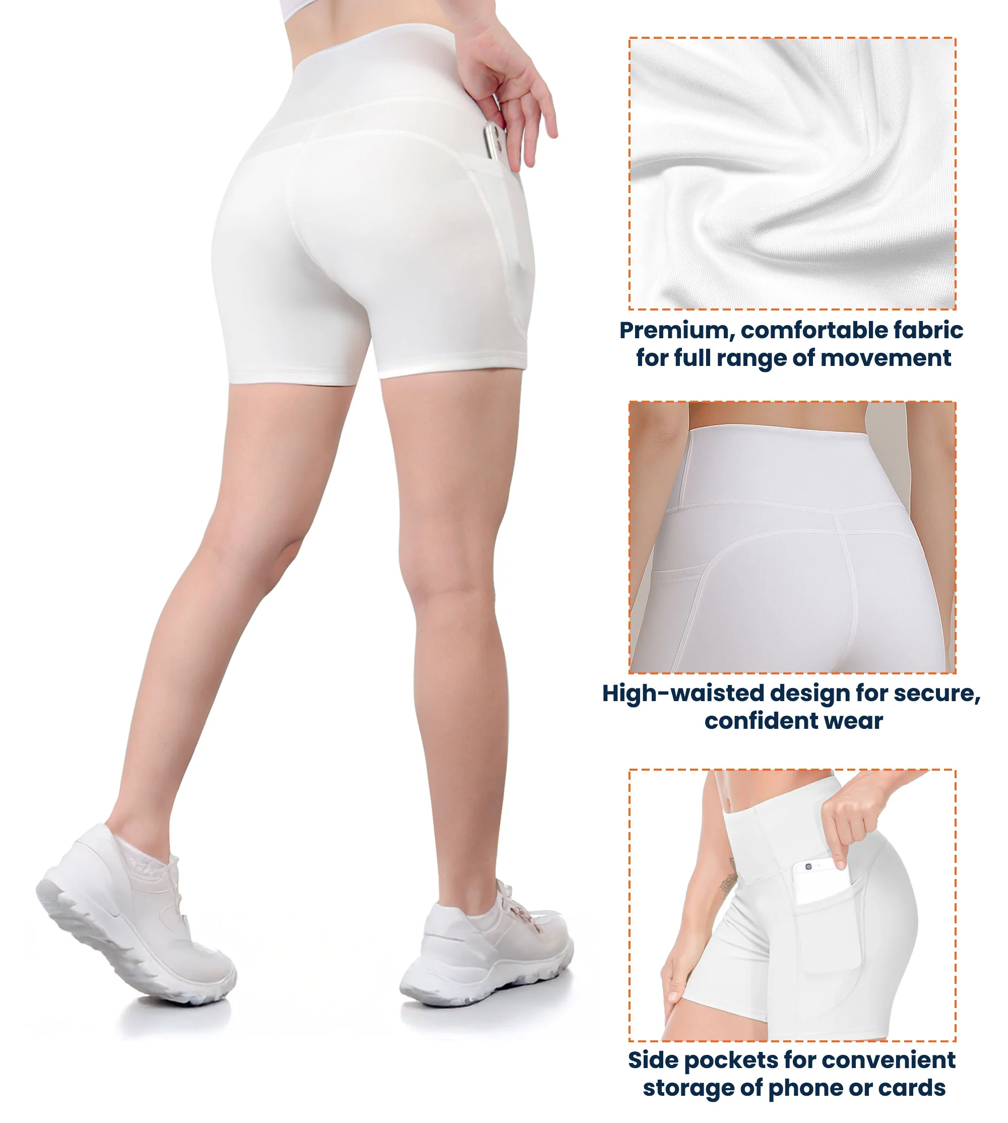 Don't Be Moody, Grow Ya Booty - Personalized Women's Workout Shorts - Image 6