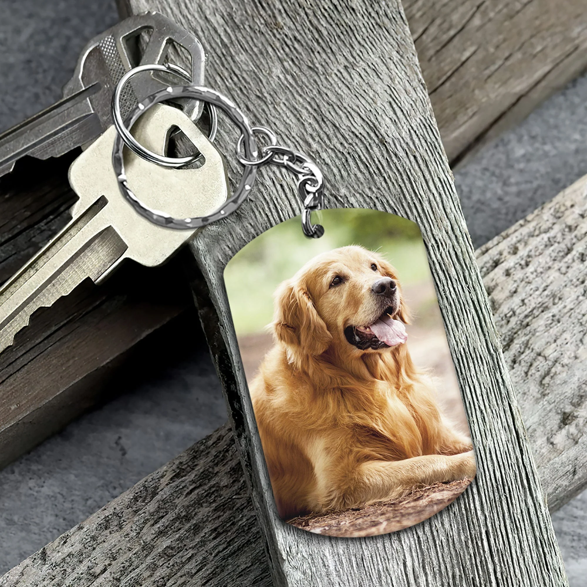 Don't Cry For Me - Personalized Photo Keychain - Image 4