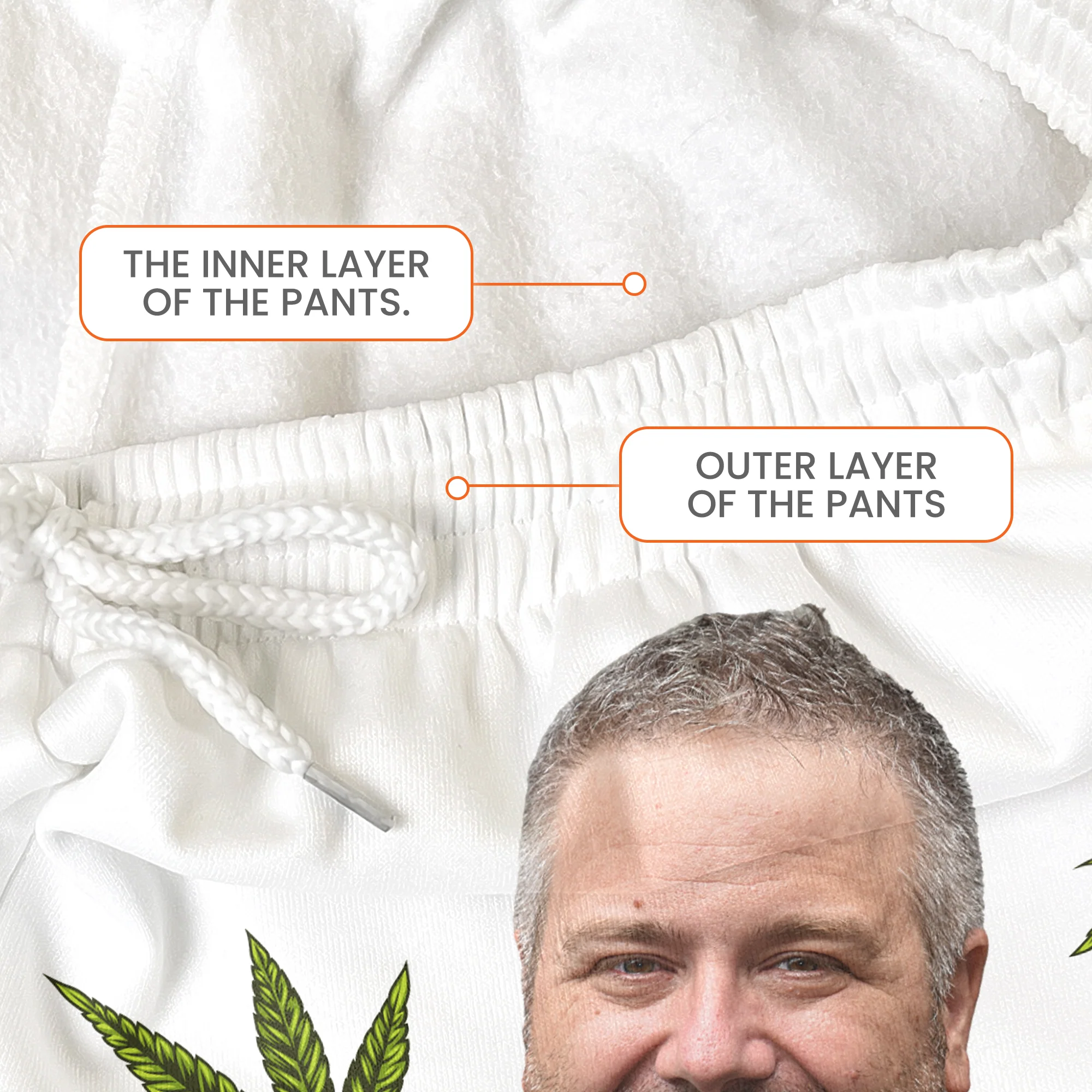 Dopest Dad Ever - Personalized Photo Sweatpants - Image 6