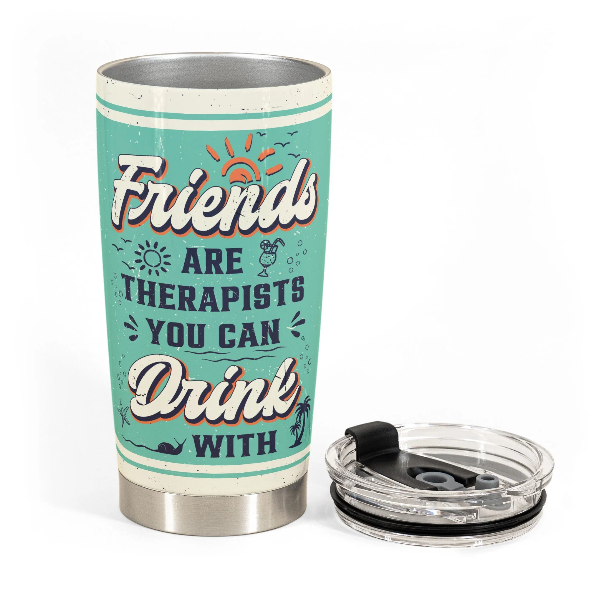 Drunk Stories Are Forever - Personalized Tumbler Cup - Image 3