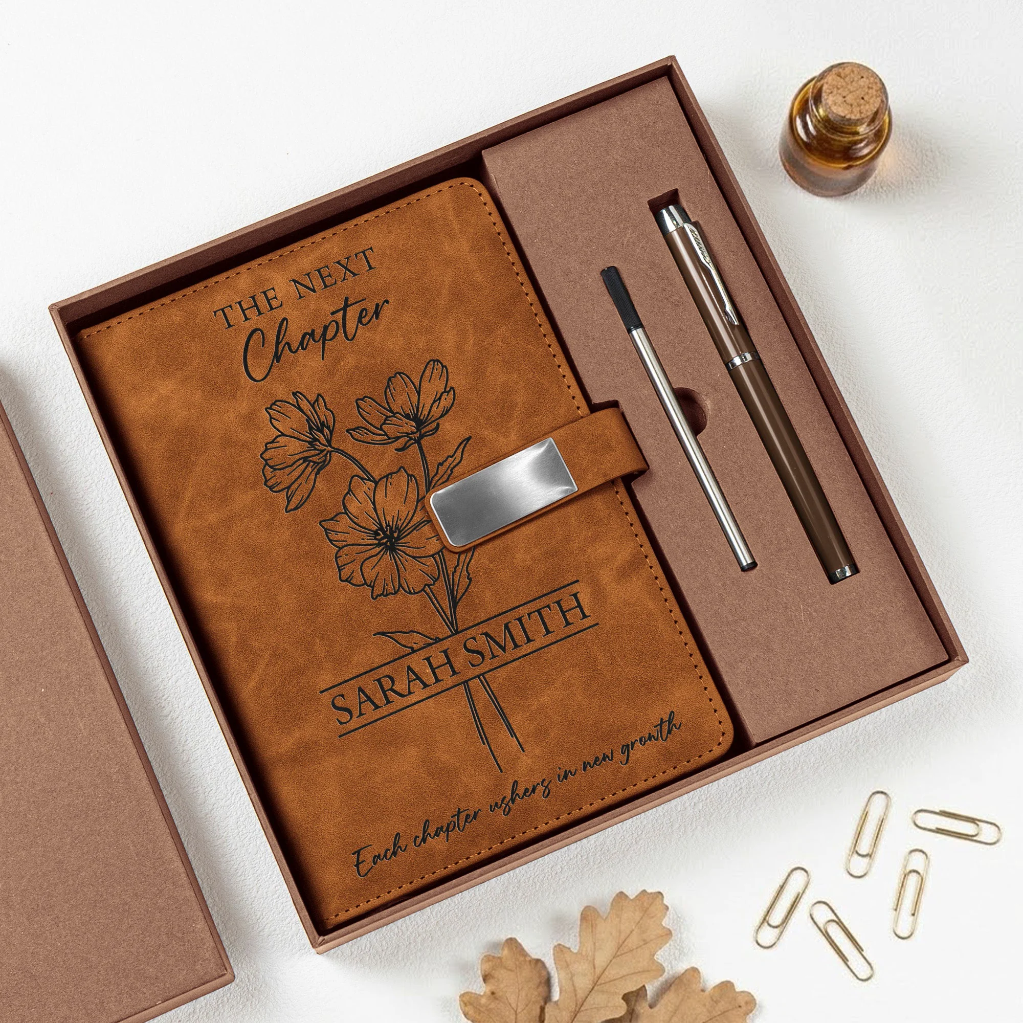 Each Chapter Ushers In New Growth - Personalized Notebook Set - Image 2