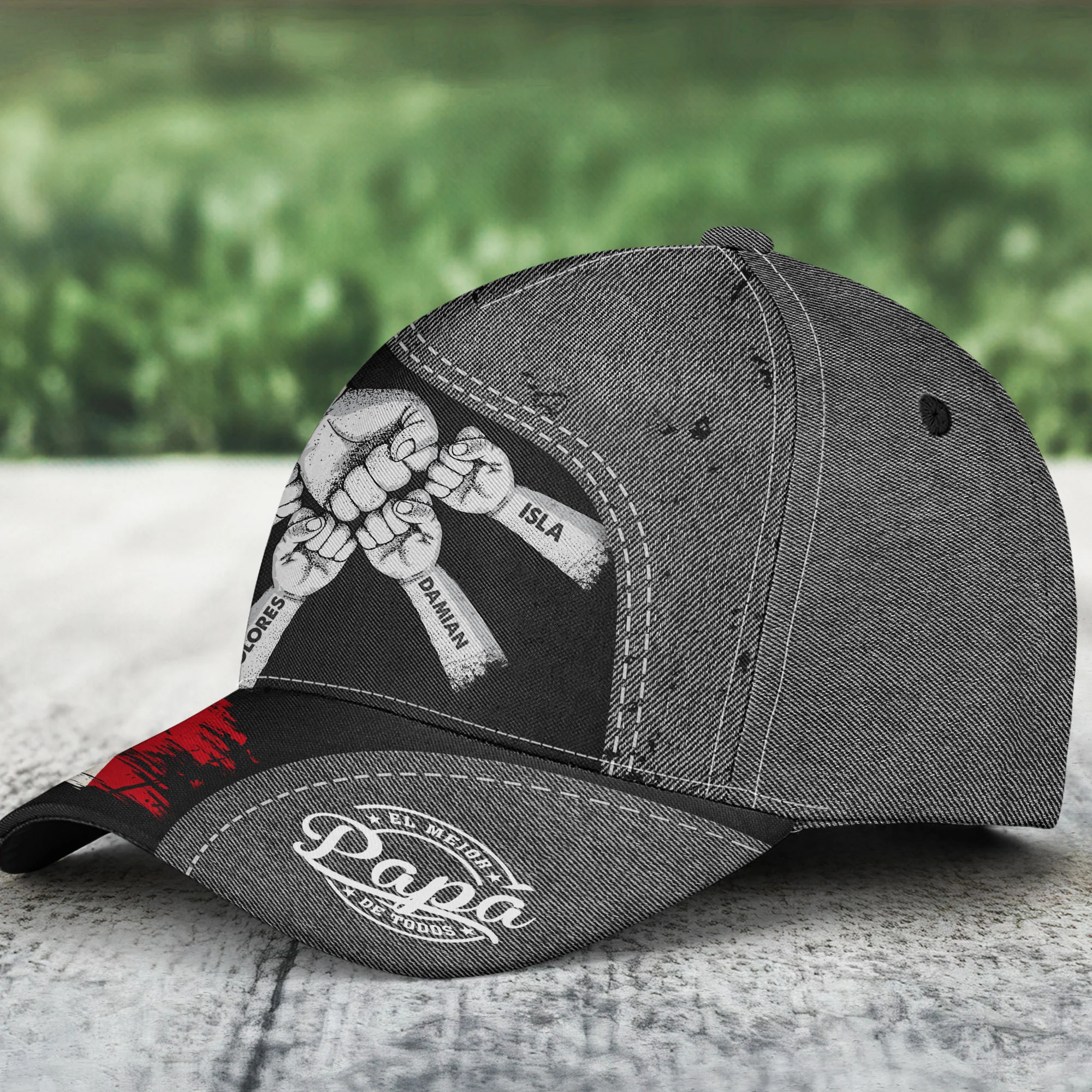 El Mejor Papá De Todos - Gorra Clásica Personalizada - Image 4