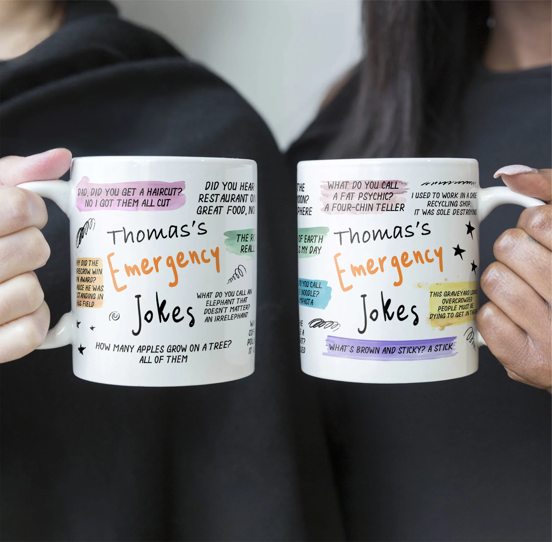 Emergency Jokes - Personalized Mug - Image 5