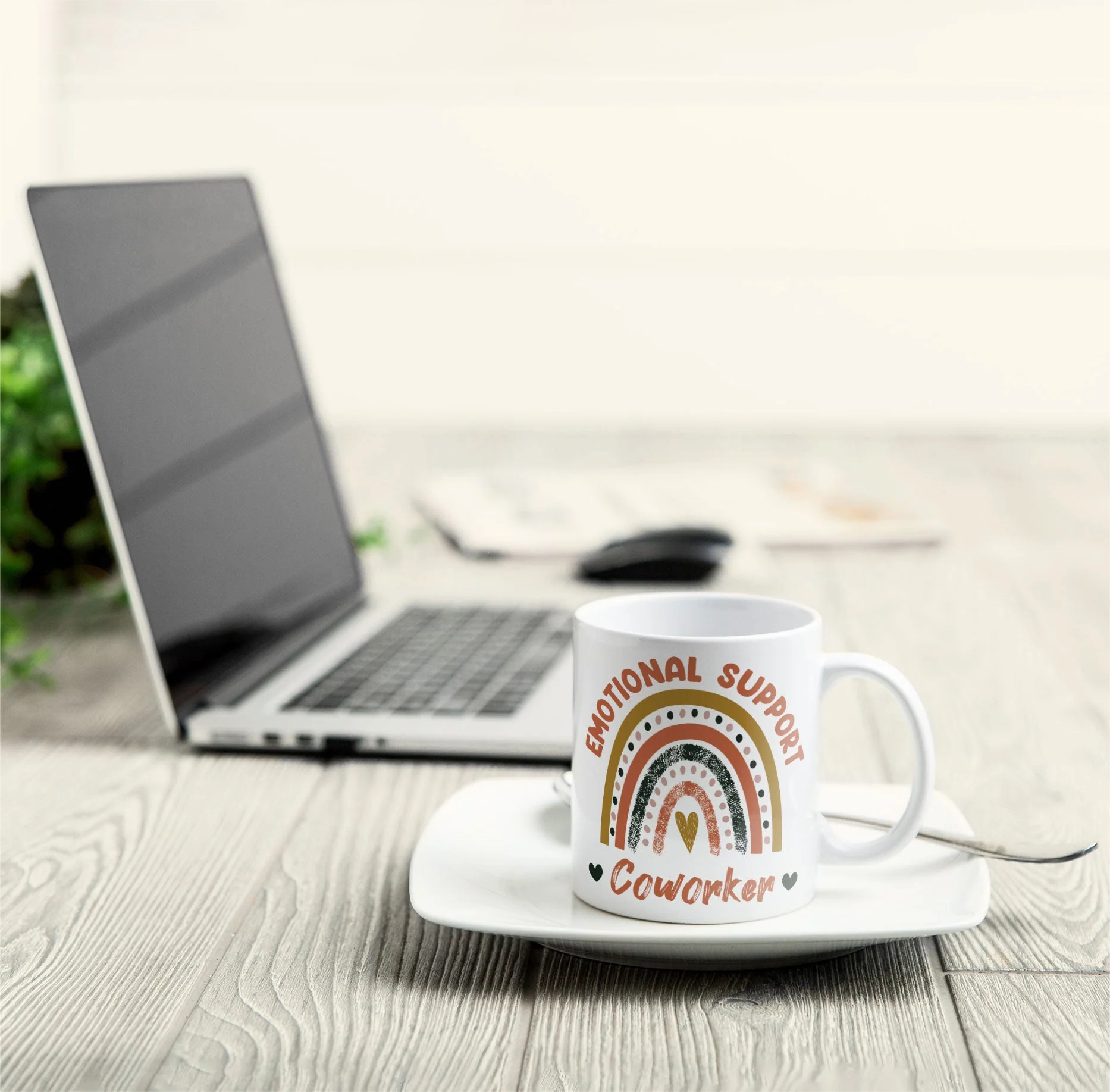 Emotional Support Coworker - Personalized Mug - Image 3