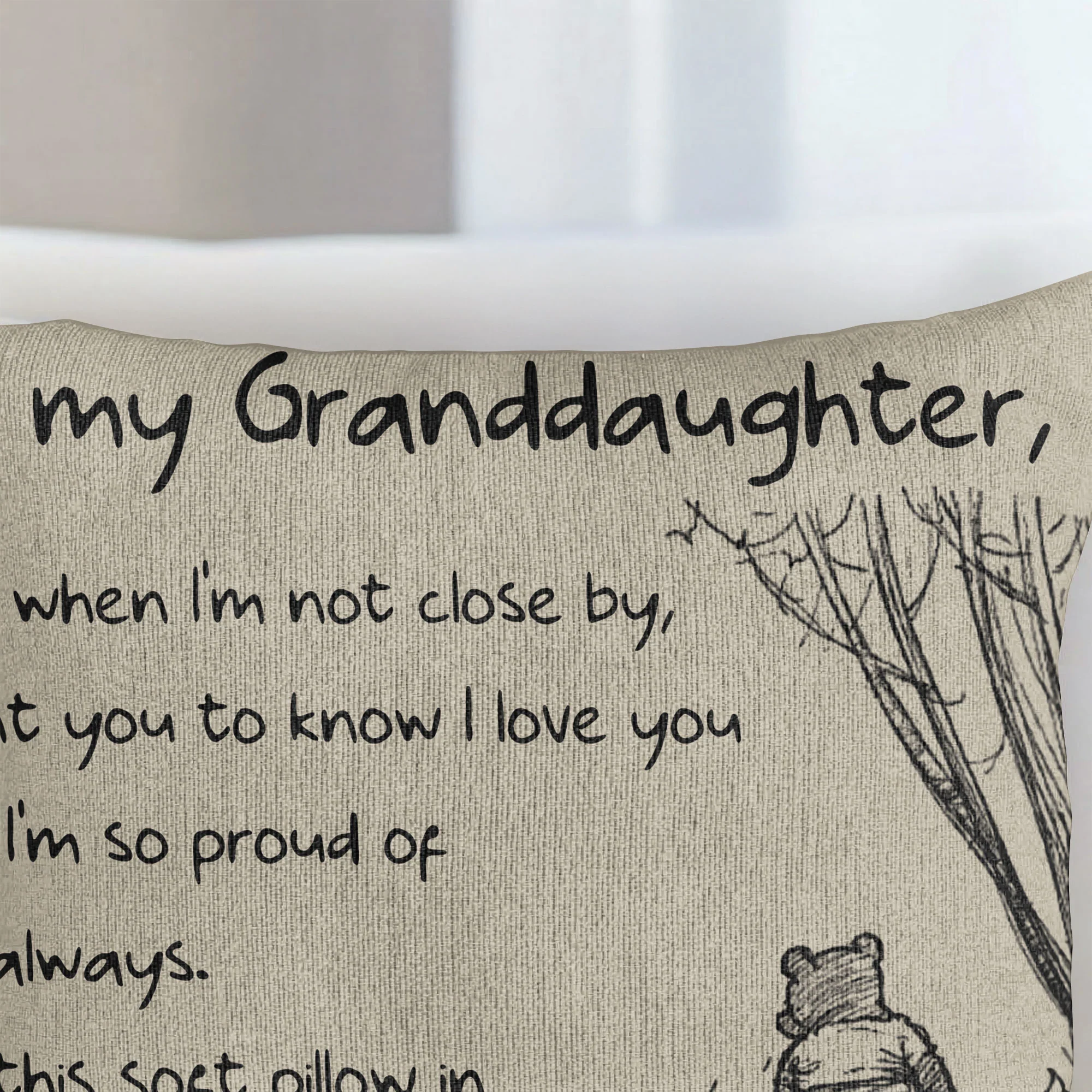 Even When I'm Not Close Gift For Kid - Personalized Pillow Cover - Image 2