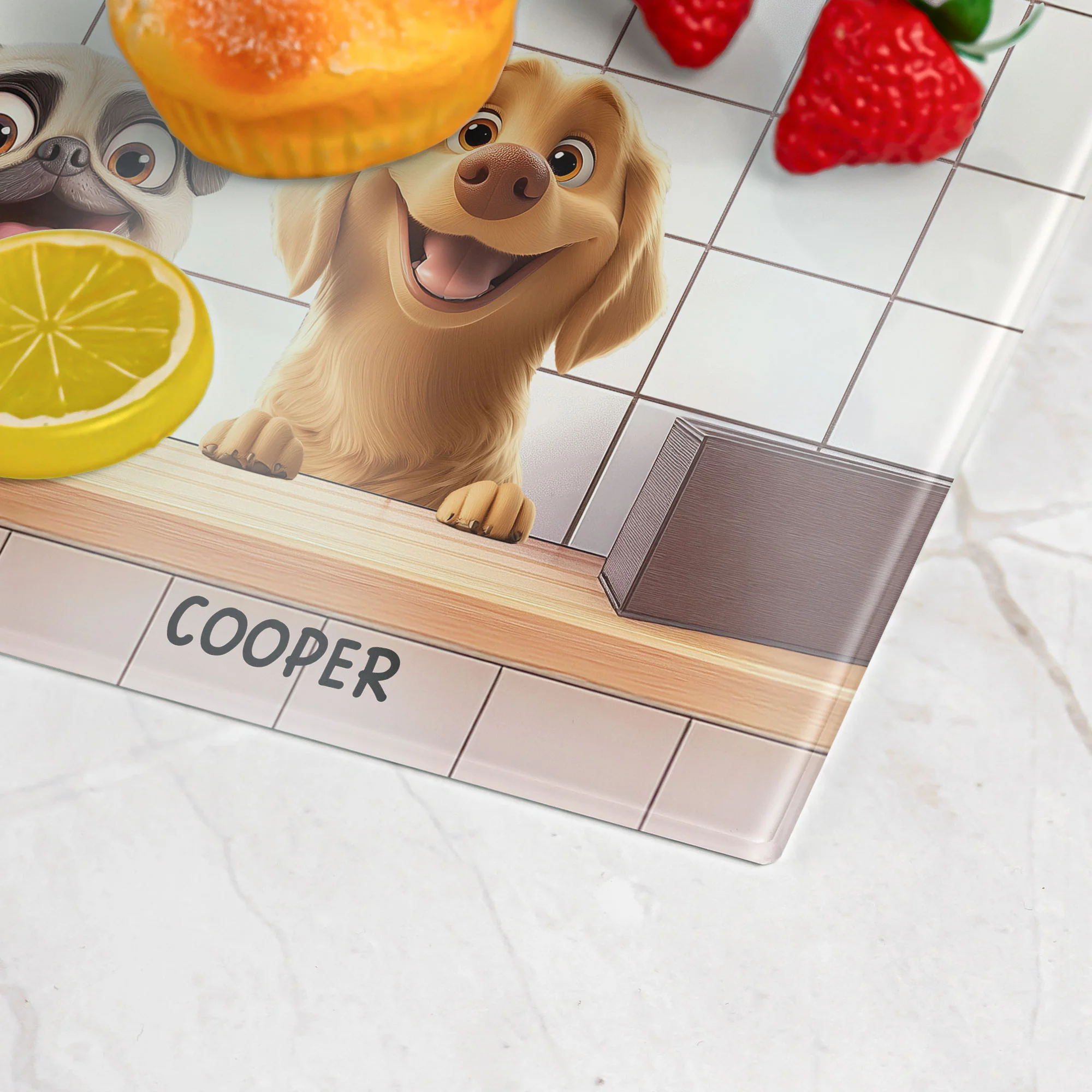 Every Snack You Make - Personalized Glass Cutting Board - Image 5
