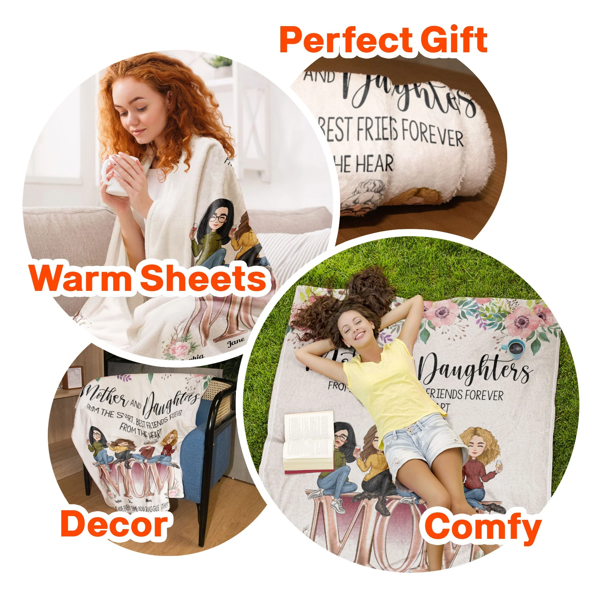 Every Time You Snuggle This Up - Personalized Blanket - Birthday Mother's Day Gift For Mom, Mum - Image 6